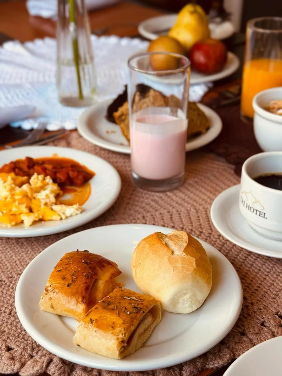 Breakfast in Taj Hotel