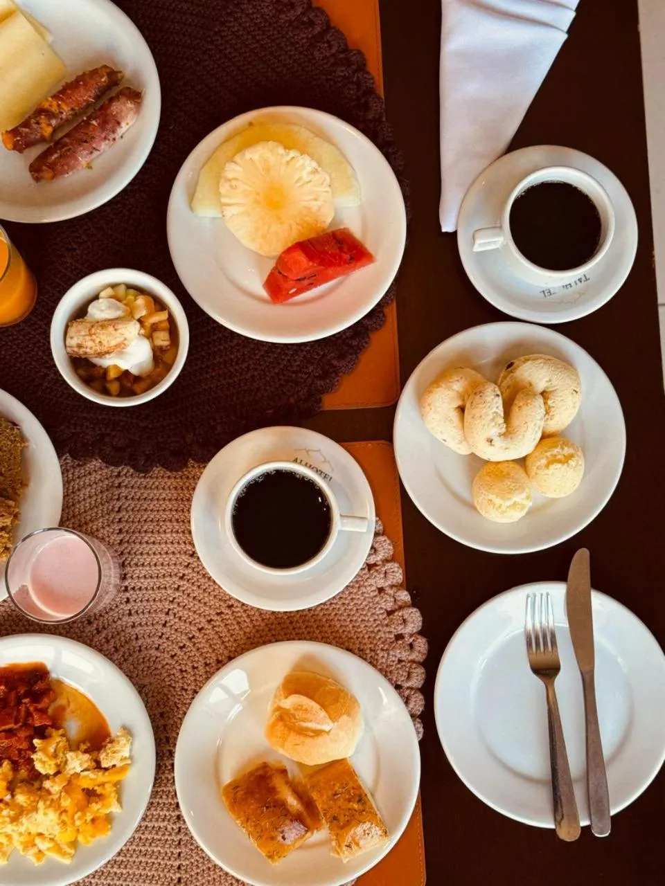 Breakfast in Taj Hotel