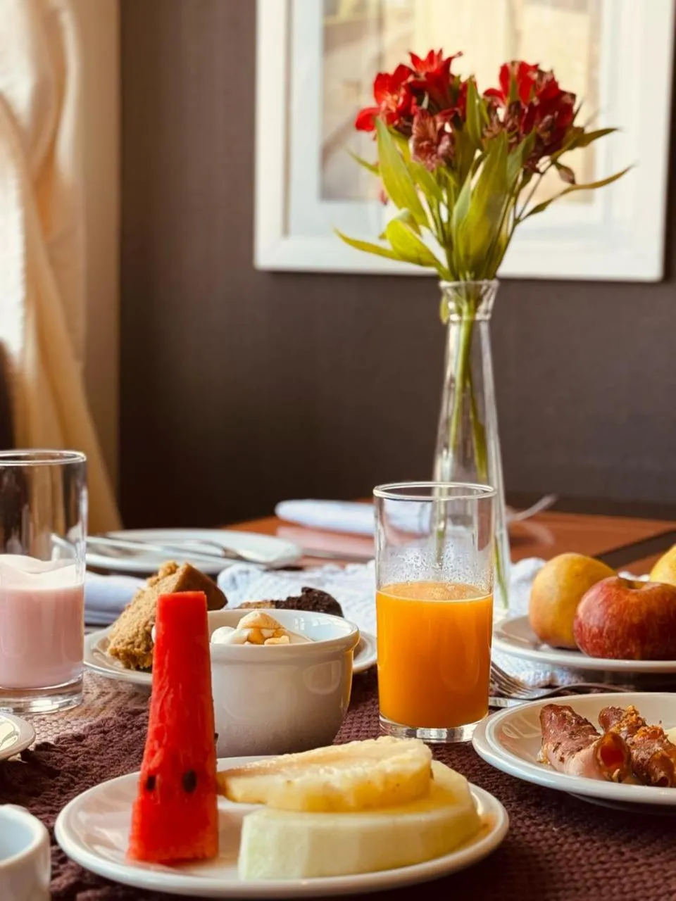 Breakfast in Taj Hotel