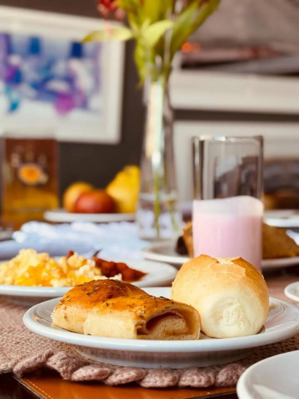 Breakfast in Taj Hotel