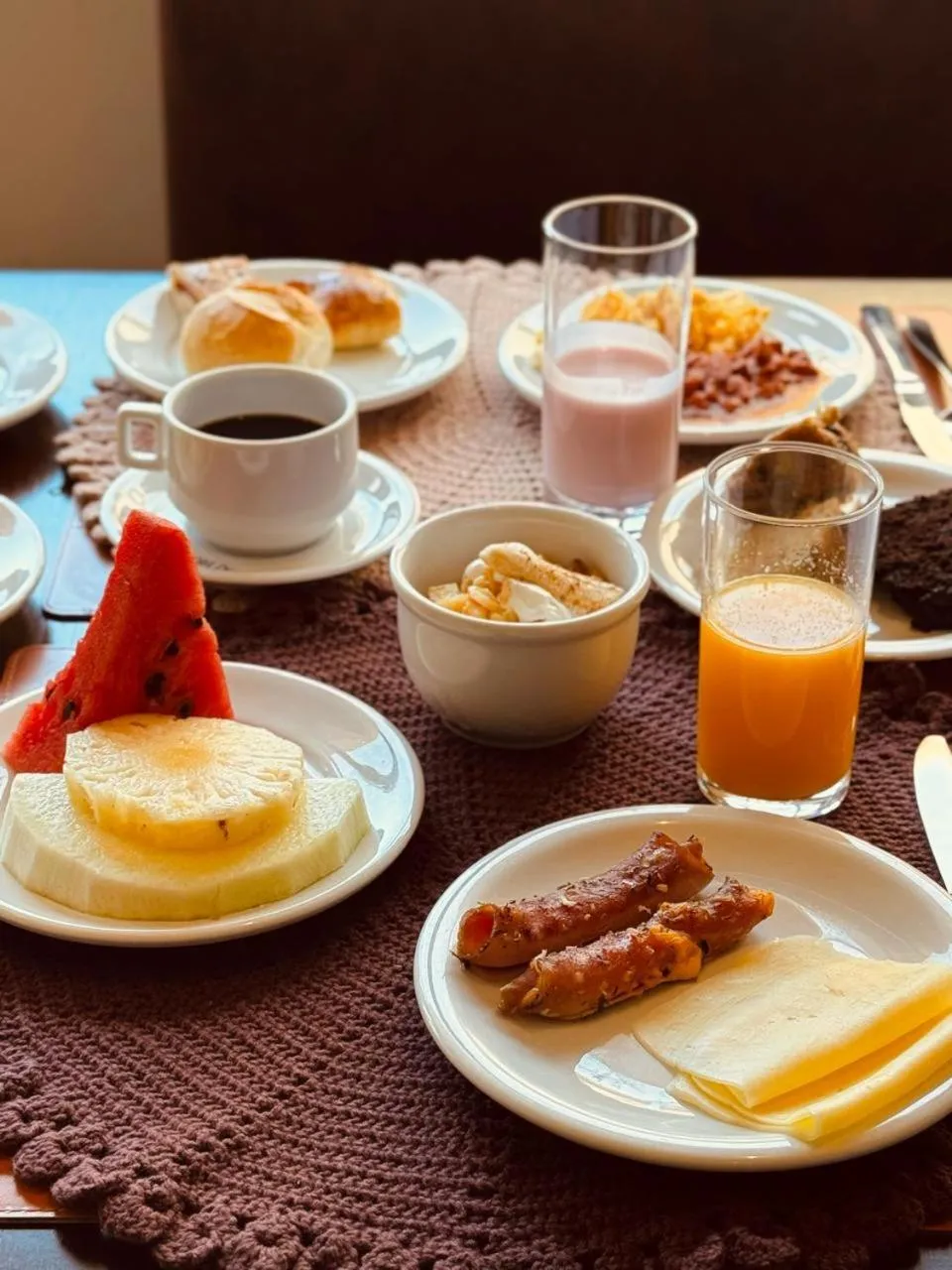 Breakfast in Taj Hotel