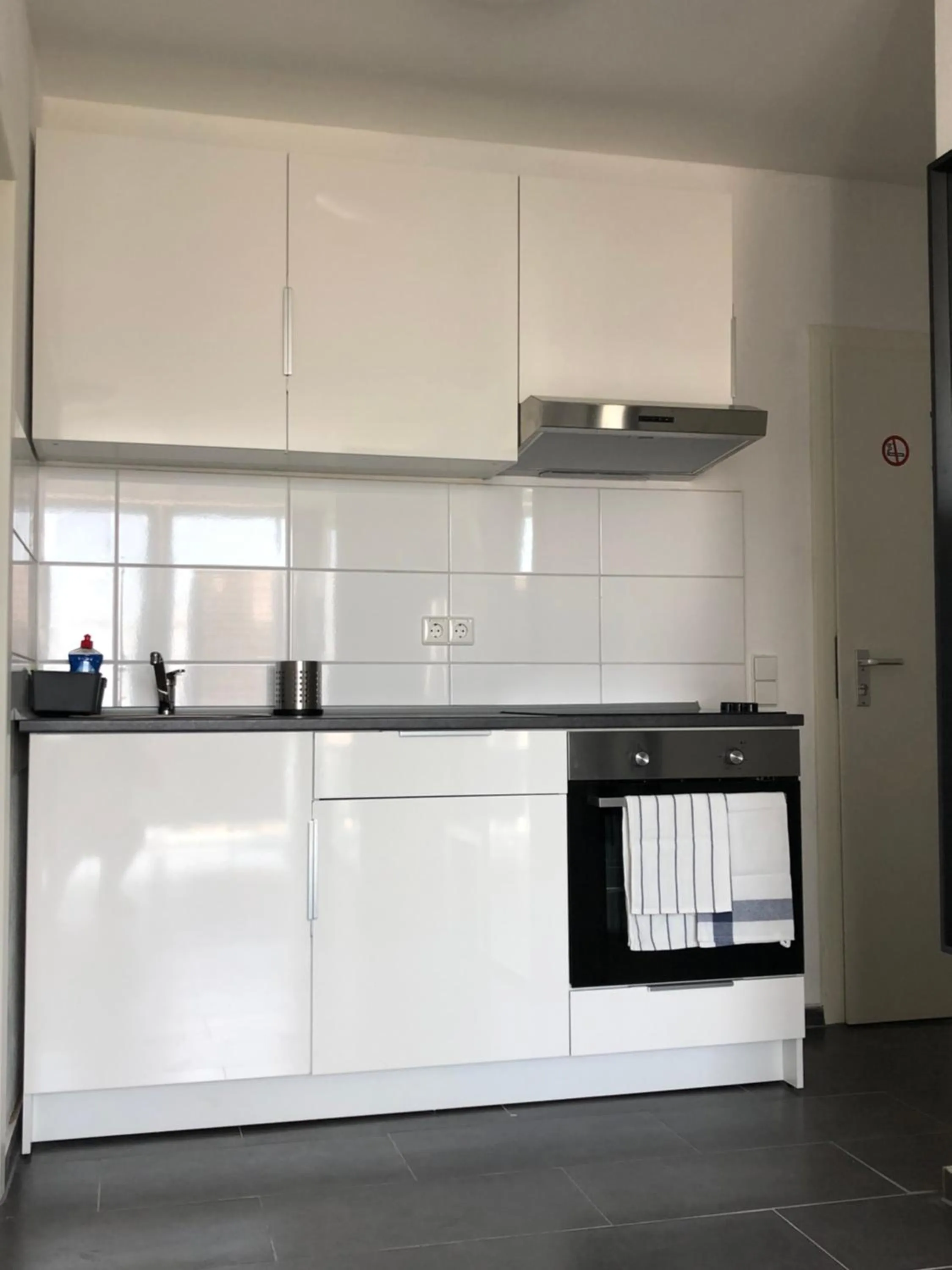 Kitchen or kitchenette in Libarty Appartments