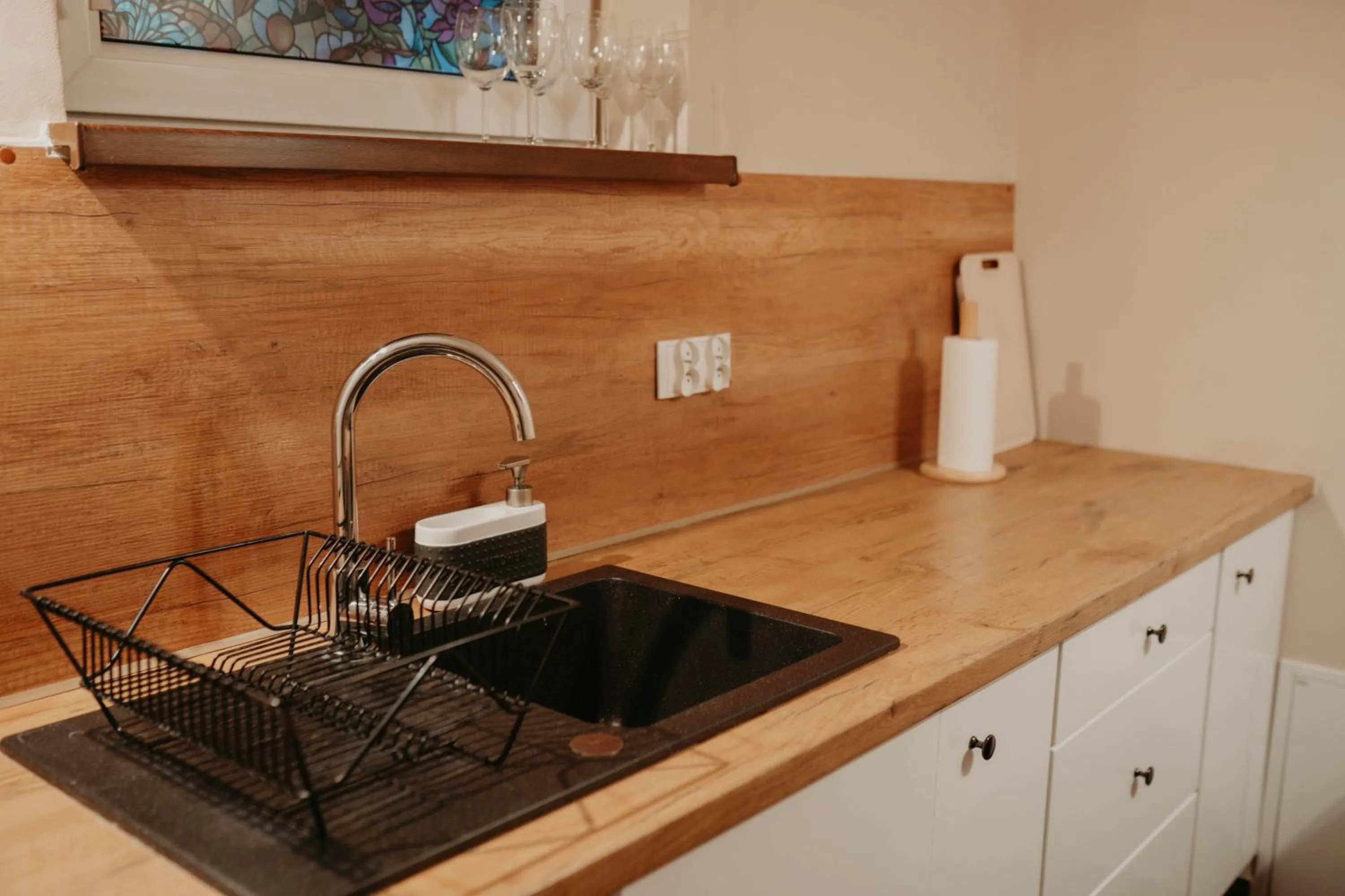 Kitchen or kitchenette in Villa Paula