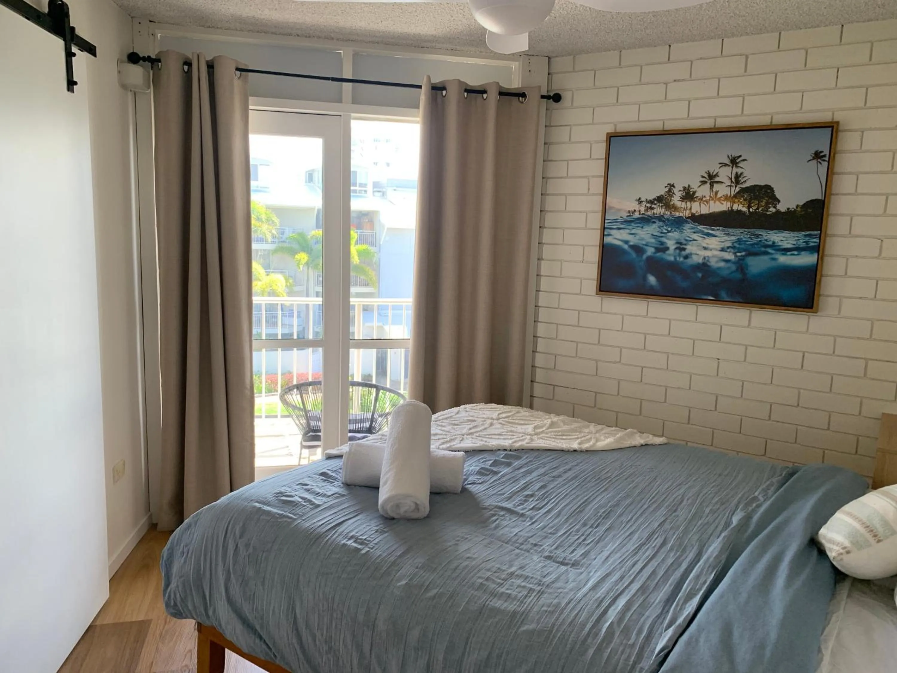 Bed in Northpoint Holiday Apartments