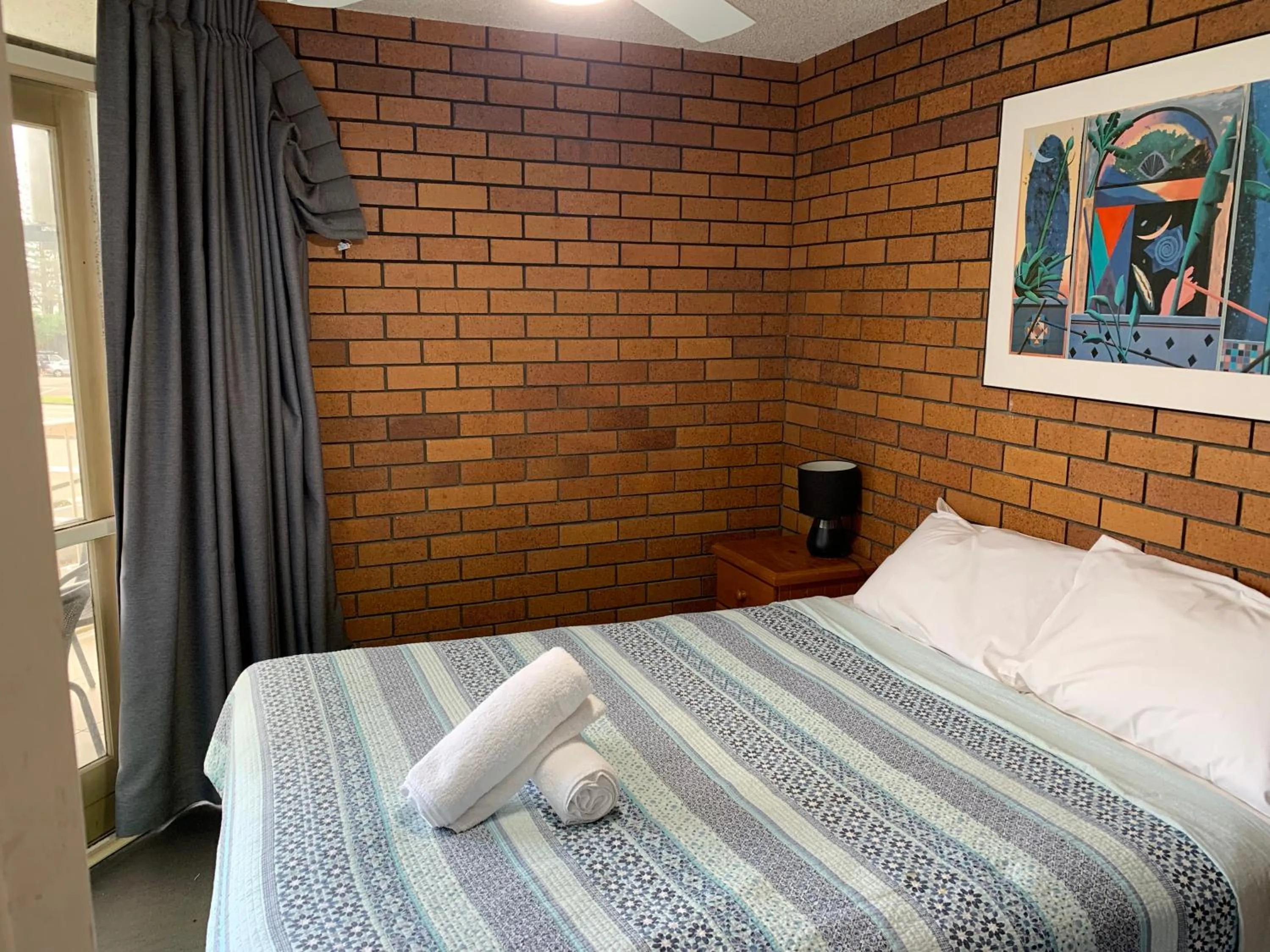 Bed in Northpoint Holiday Apartments