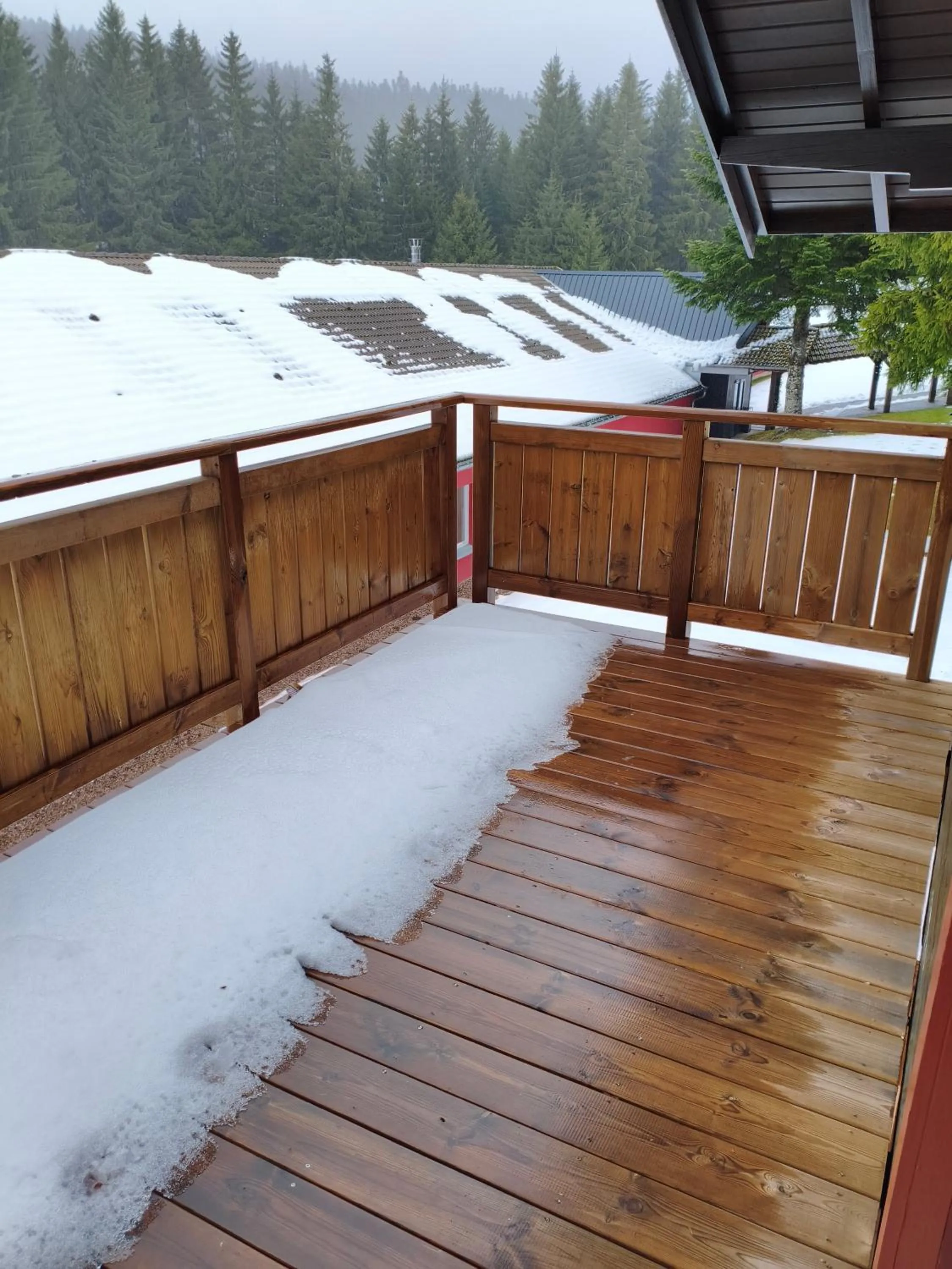 Balcony/Terrace in Hôtel Restaurant Spa Les Jardins De Sophie