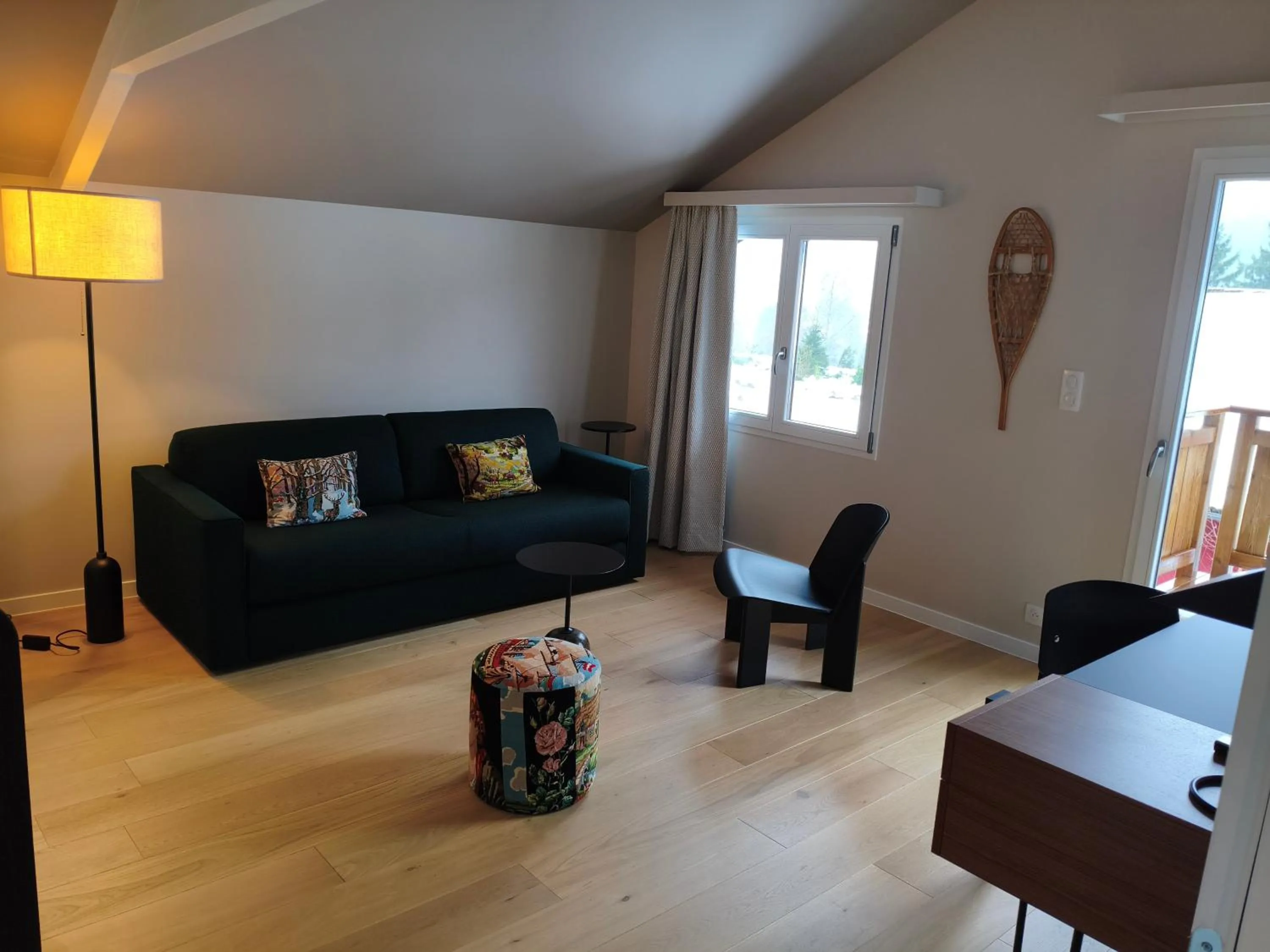 Living room in Hôtel Restaurant Spa Les Jardins De Sophie