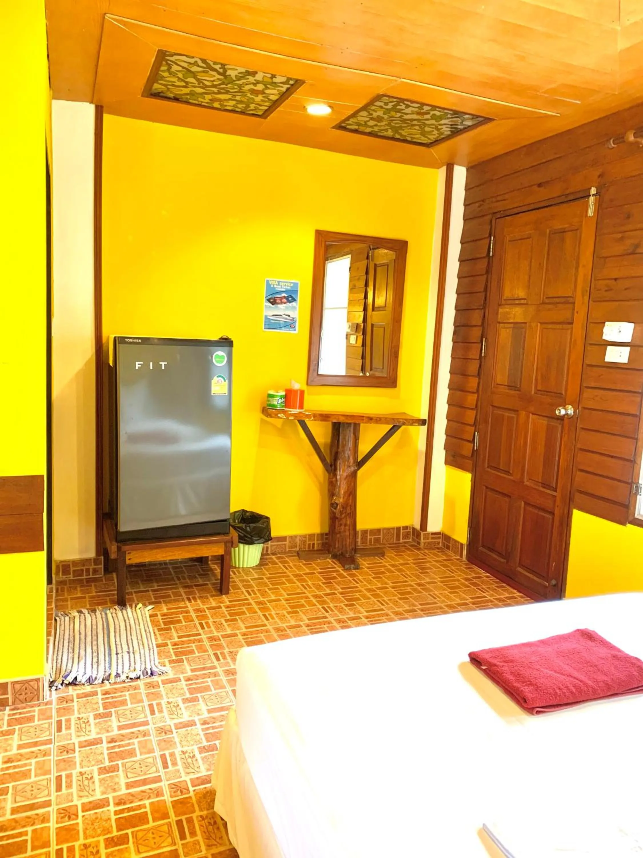 Bed in Koh Tao Tropicana Resort