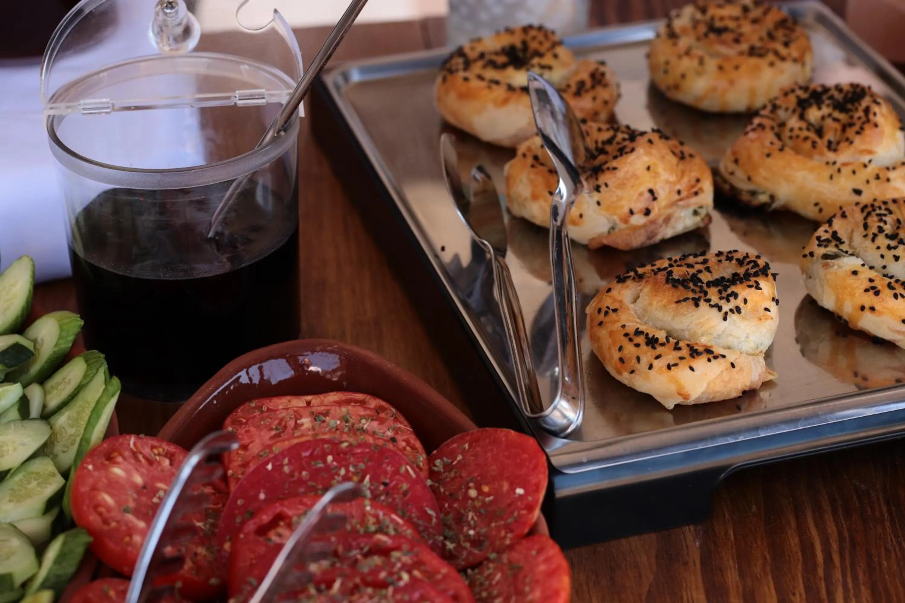 Buffet breakfast in Sukha Cunda Otel