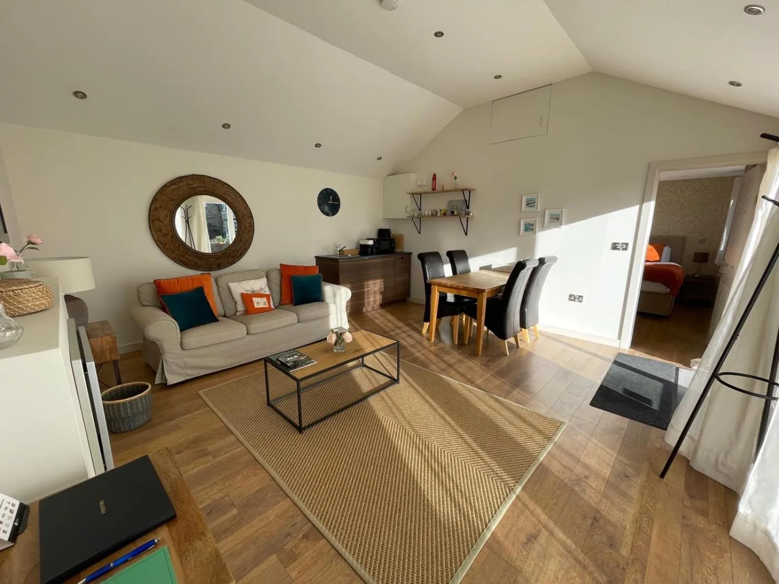 Communal lounge/ TV room in The Grange Silverstone