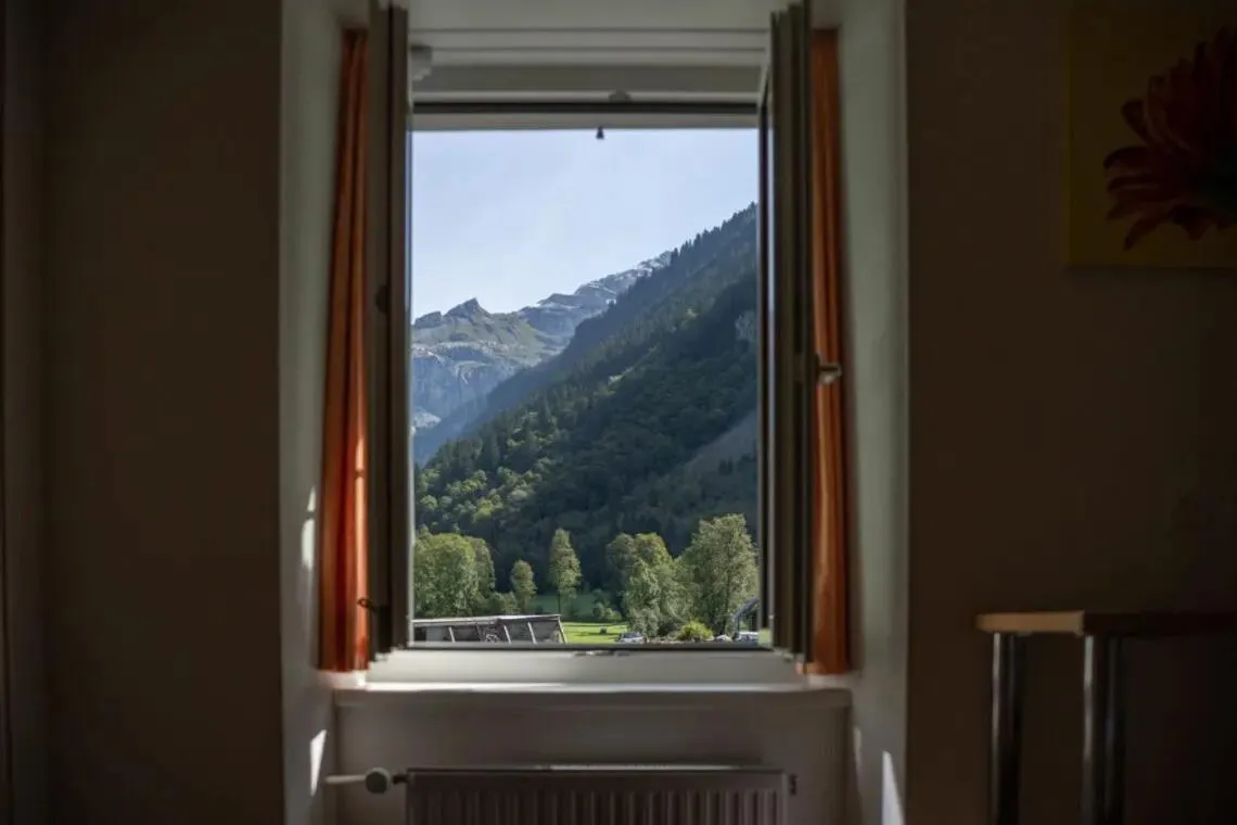 Mountain view in Hotel Alpina