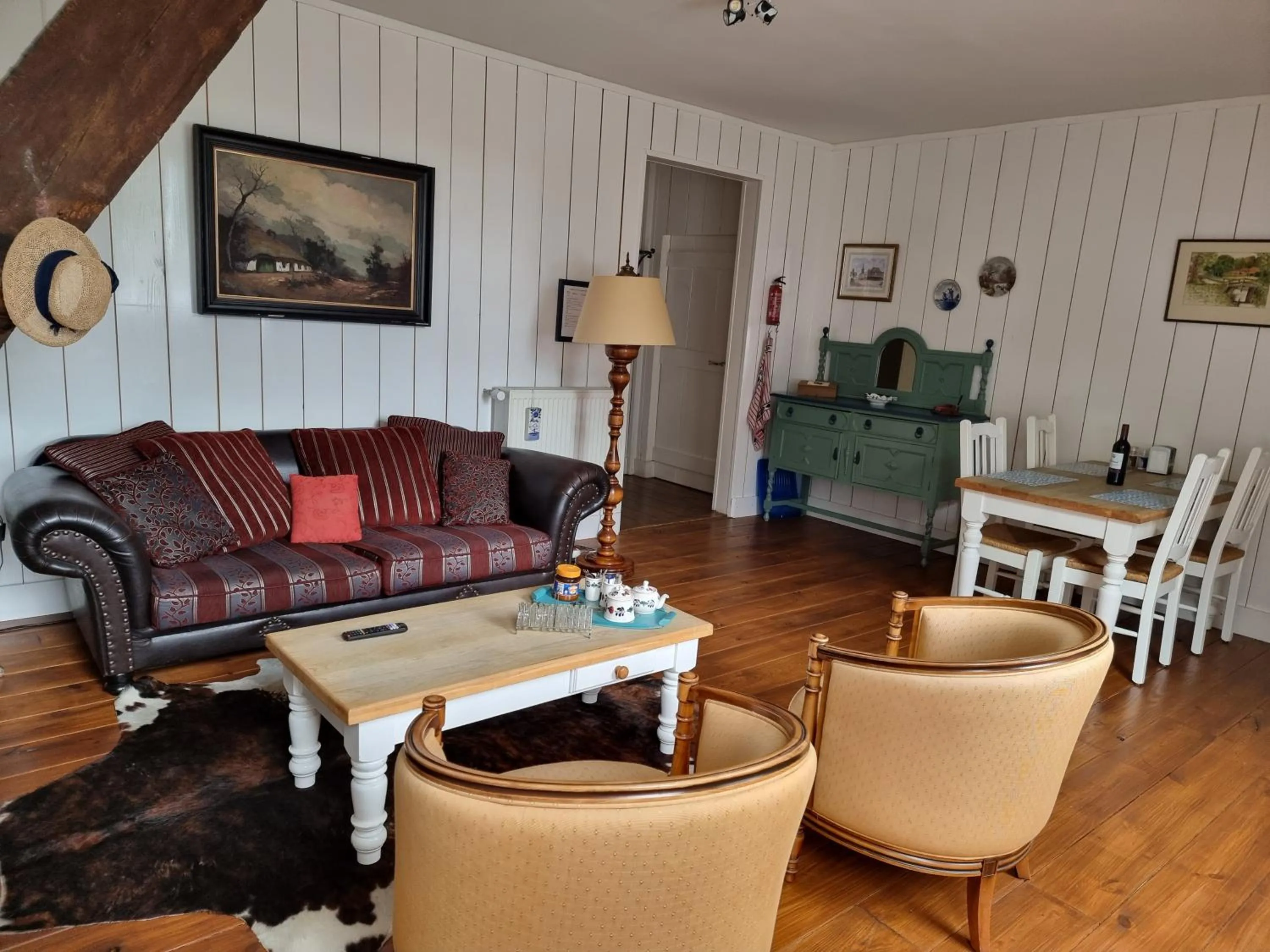 Living room in Bed & Breakfast De Koegang