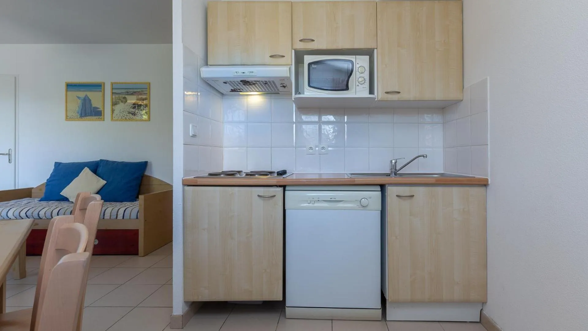 Kitchen or kitchenette in Vacancéole - L'Allée des Dunes - Ondres Plage
