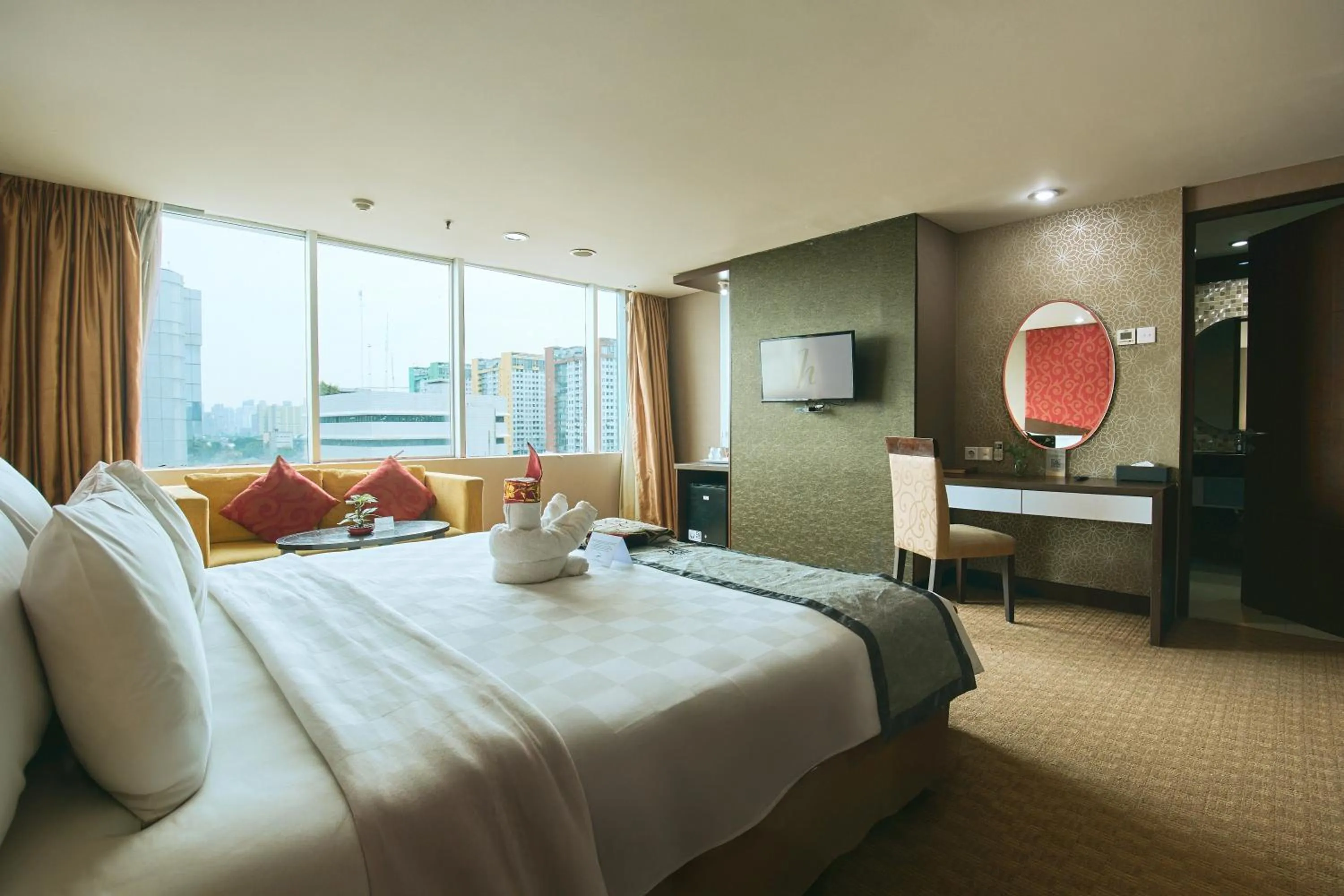 Bed in Hotel Balairung Jakarta