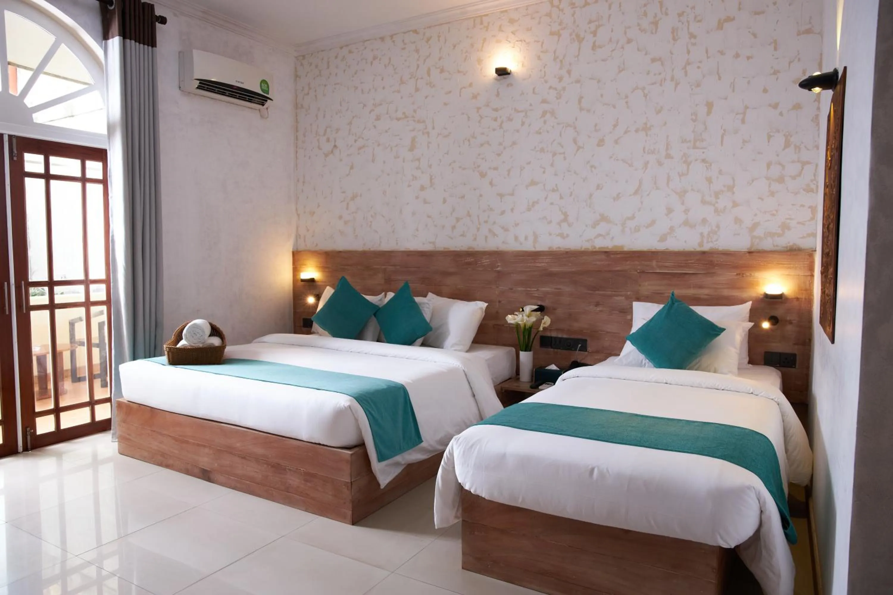 Bed in Seahorse Hotel & Spa