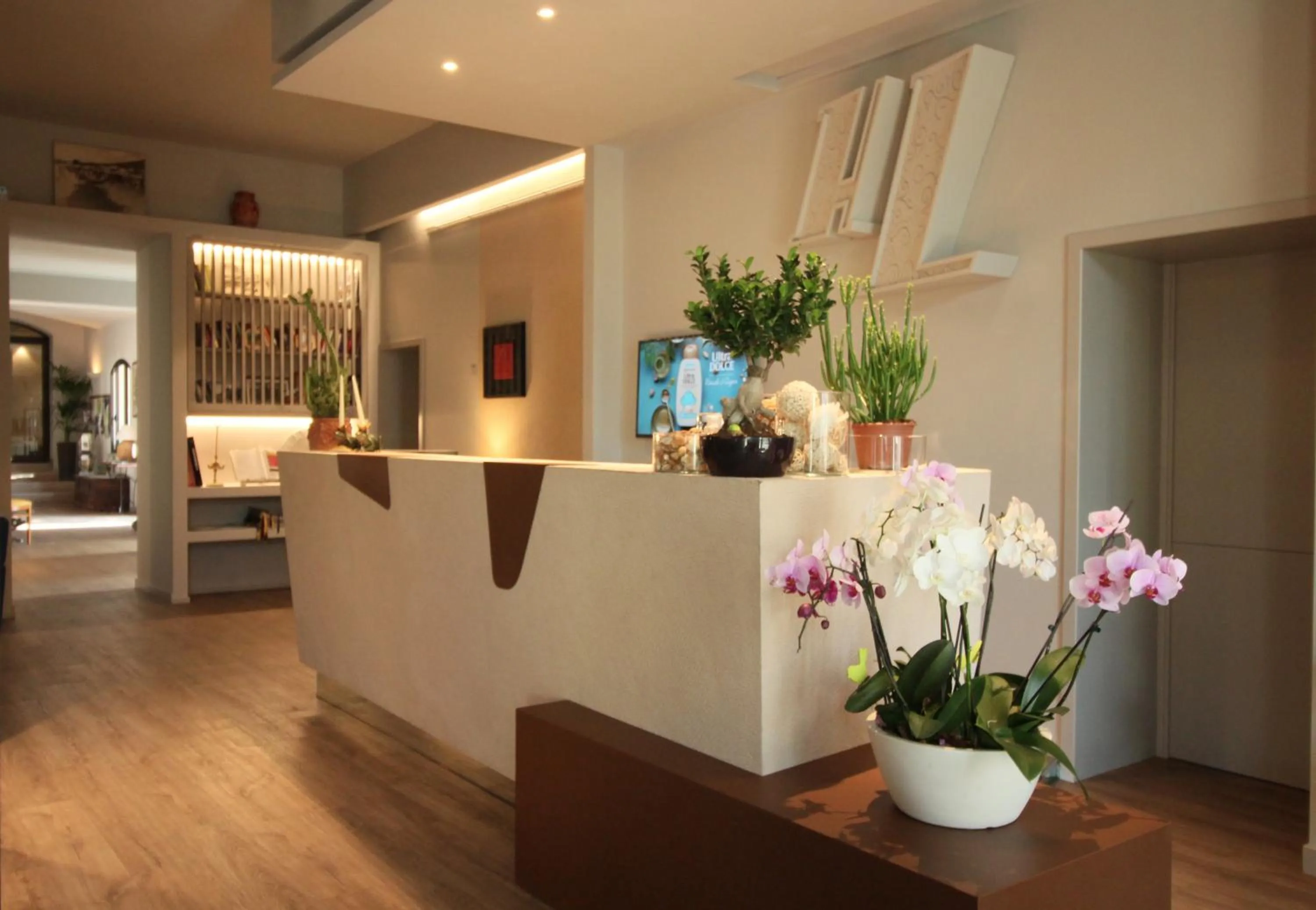 Lobby or reception in Hotel Lucerna