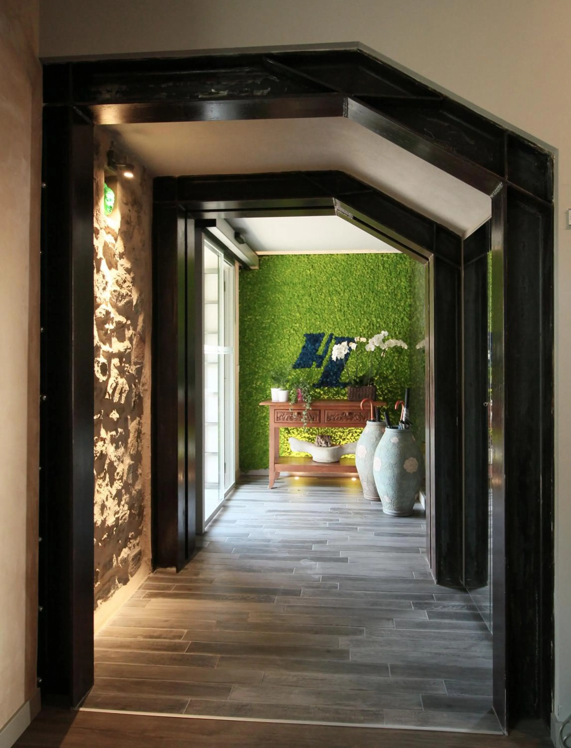 Facade/entrance in Hotel Lucerna