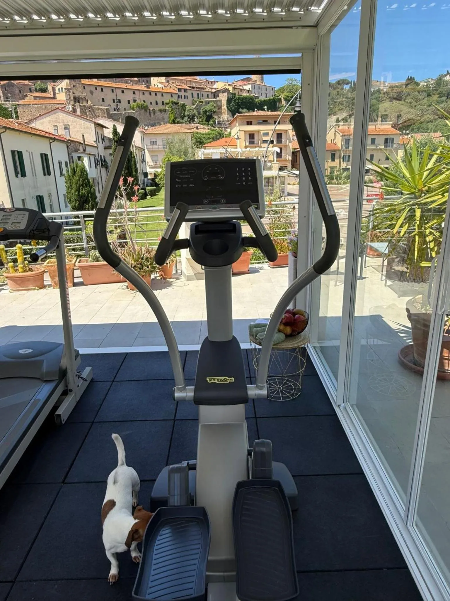 Fitness centre/facilities in Hotel Lucerna