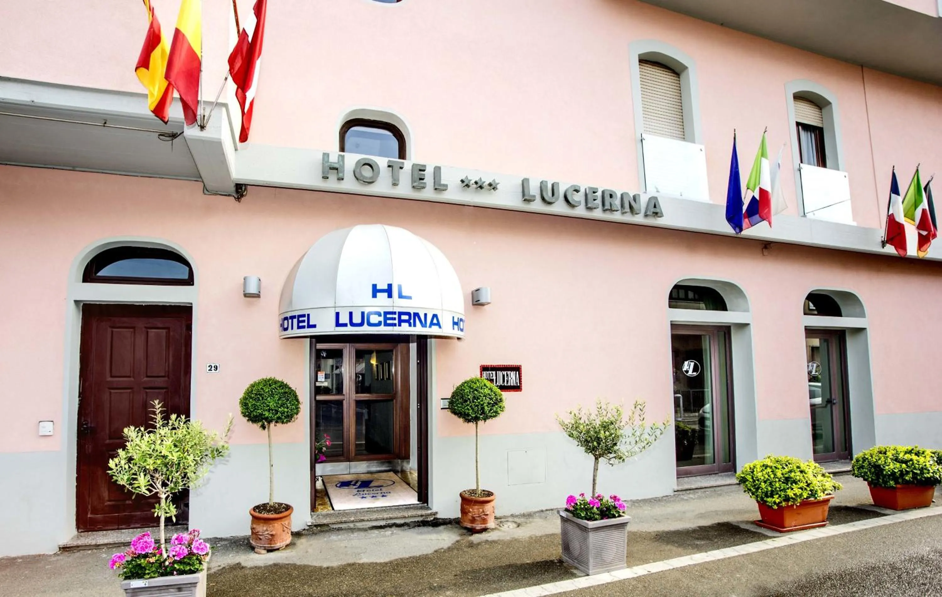 Area and facilities in Hotel Lucerna