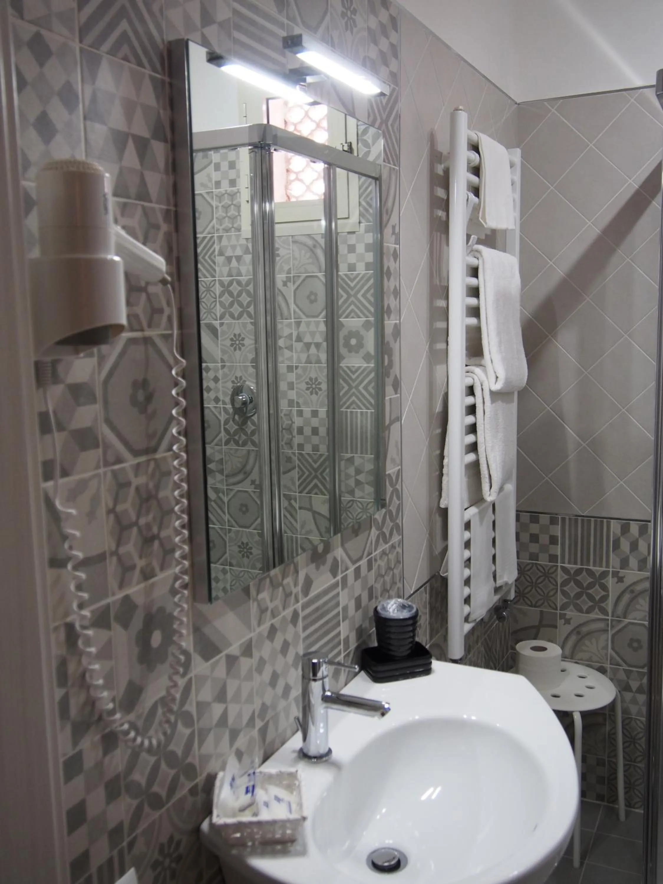 Shower in Hotel Lucerna