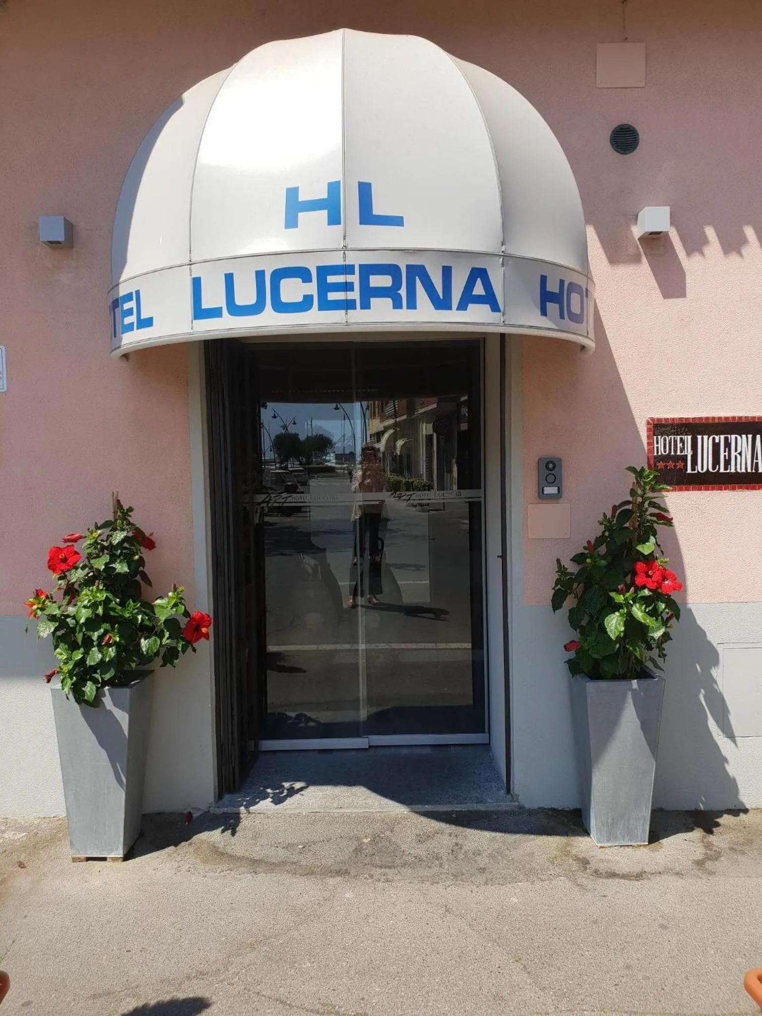 Facade/entrance in Hotel Lucerna