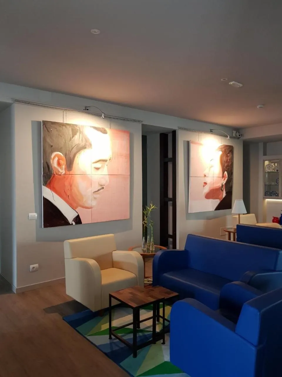 Lobby or reception in Hotel Lucerna