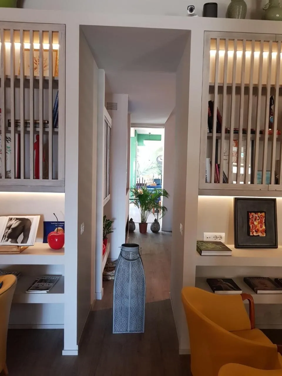 Library in Hotel Lucerna