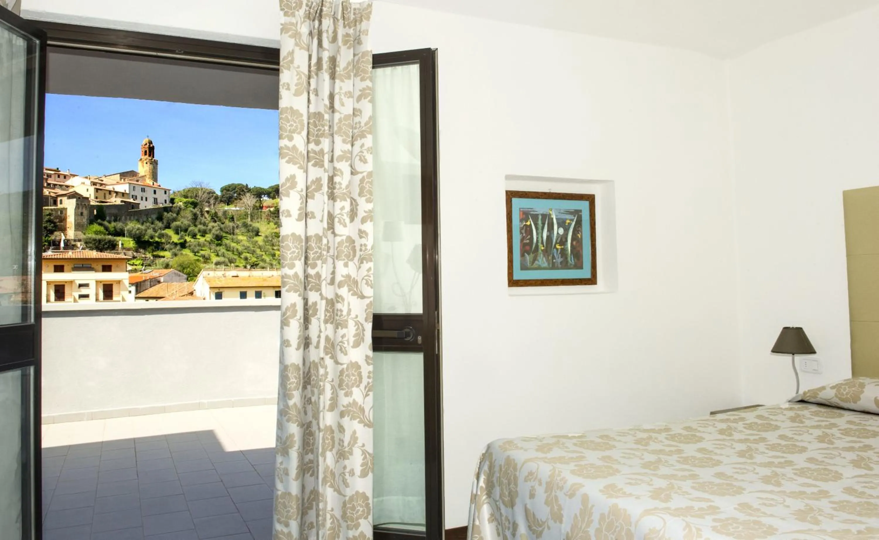 Bed in Hotel Lucerna