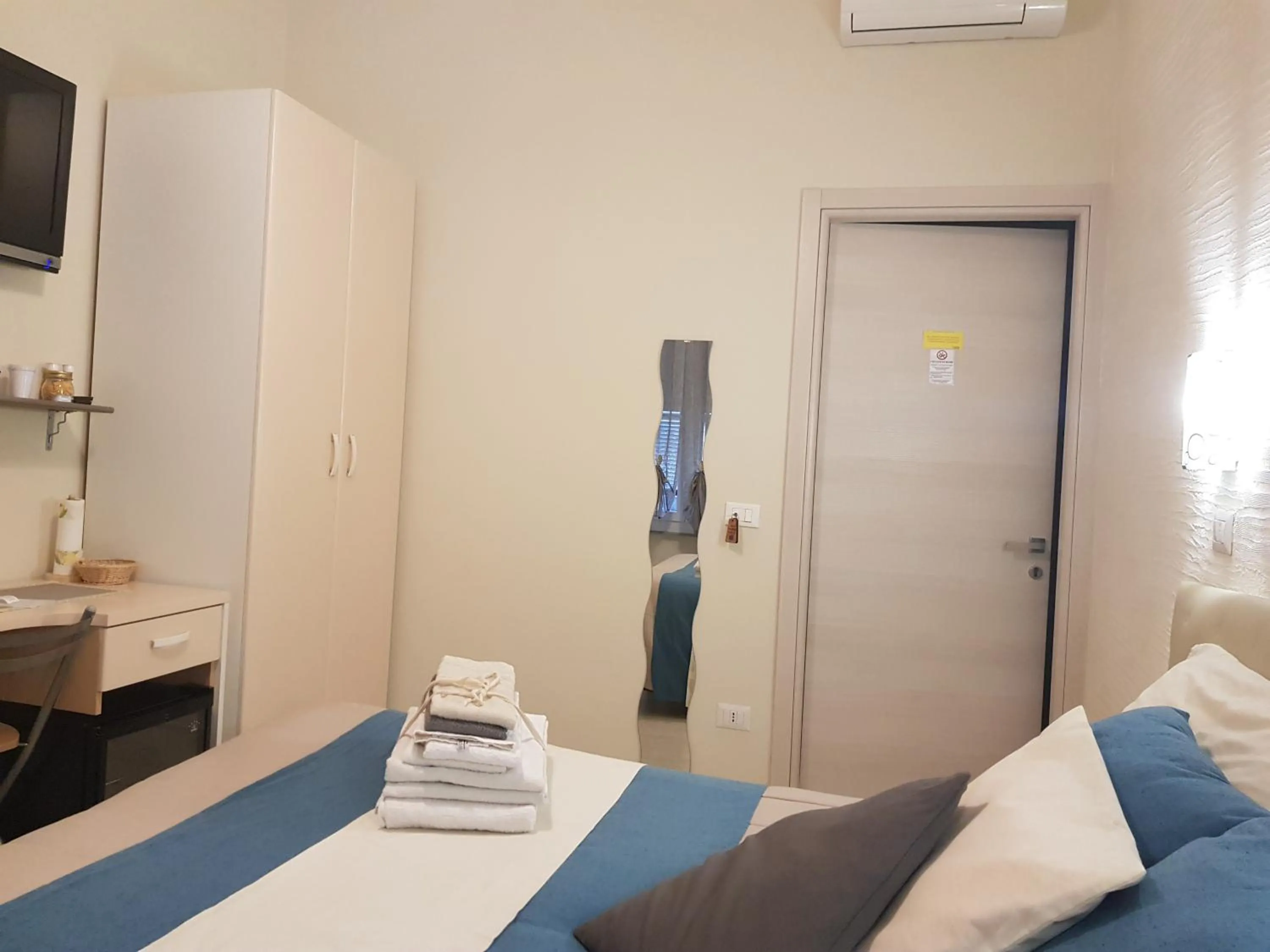 Bed in Il Quadrifoglio guesthouse