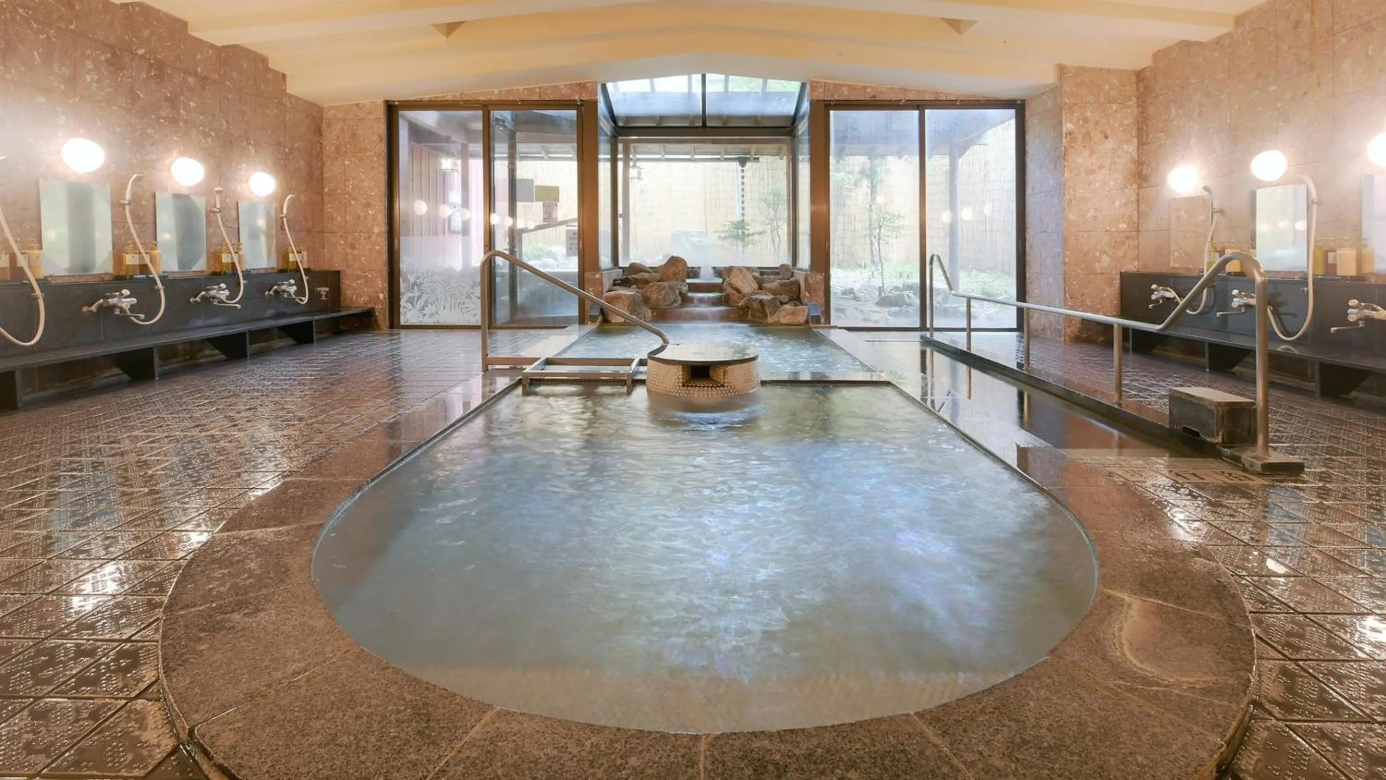 Hot Spring Bath in Hotel Koryu