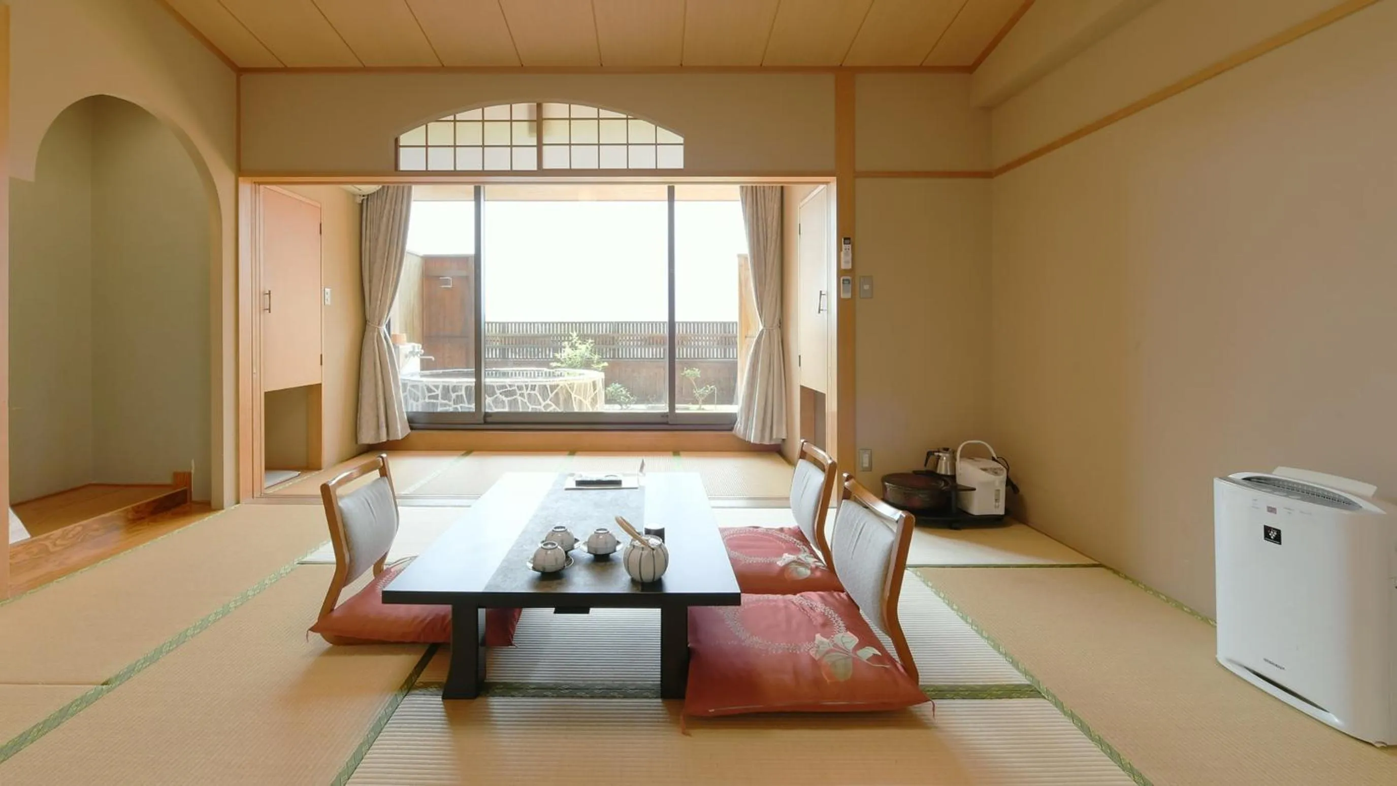 Open Air Bath in Hotel Koryu