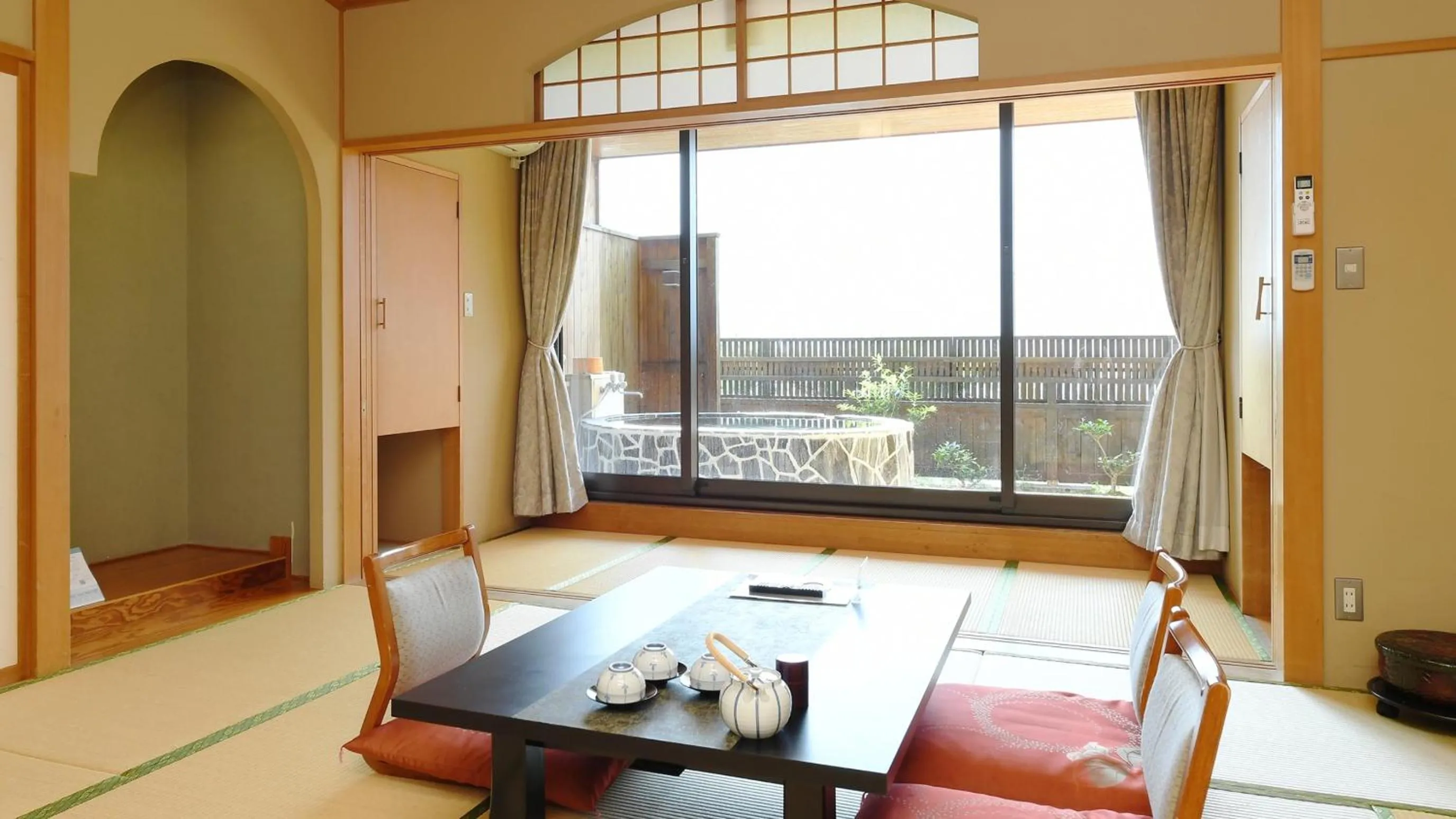 Open Air Bath in Hotel Koryu