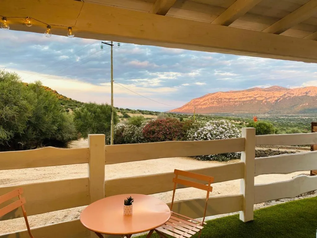 Patio in Country House S'Ozzastru