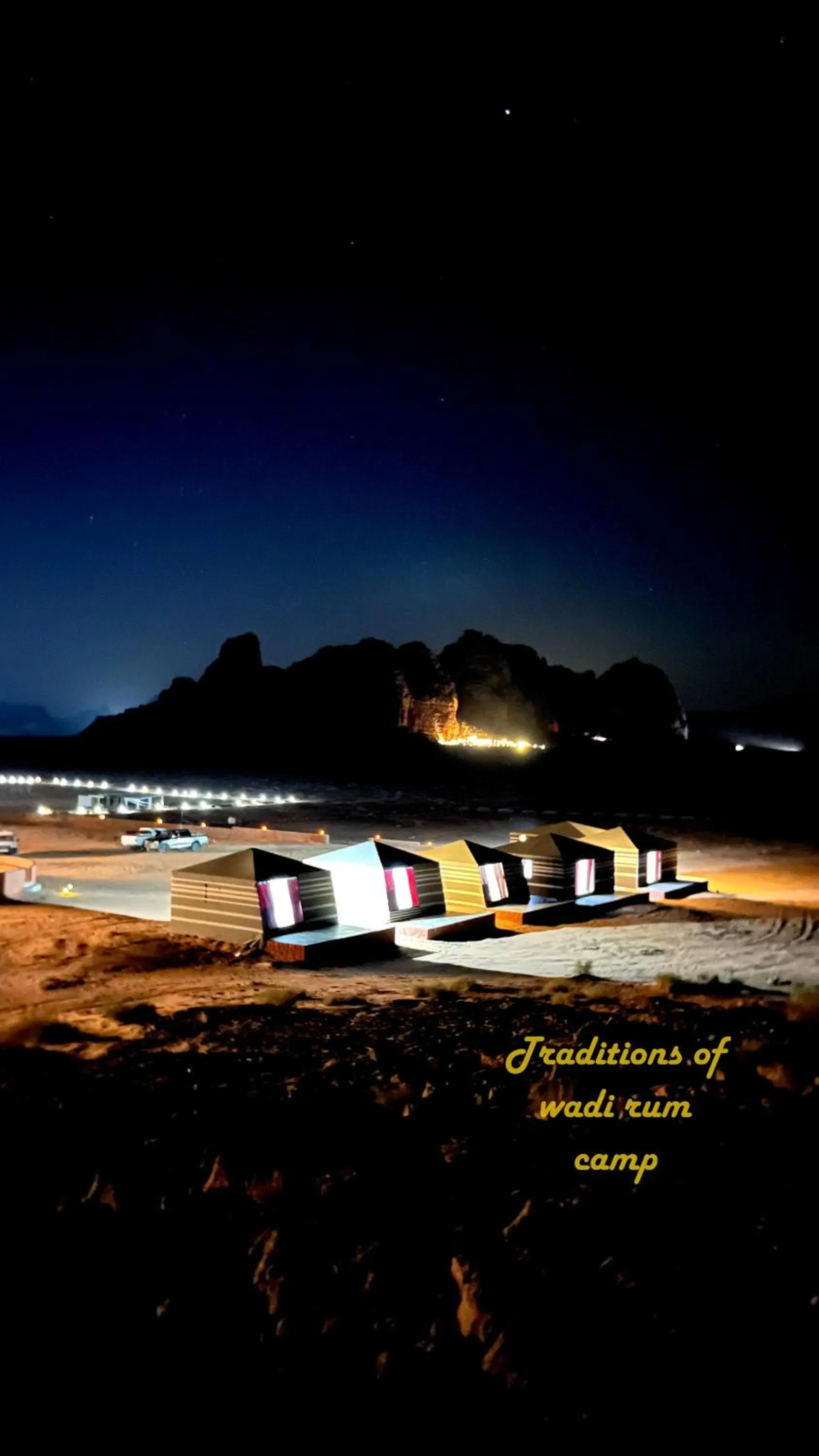 Traditions of Wadi Rum camp & jeep tour