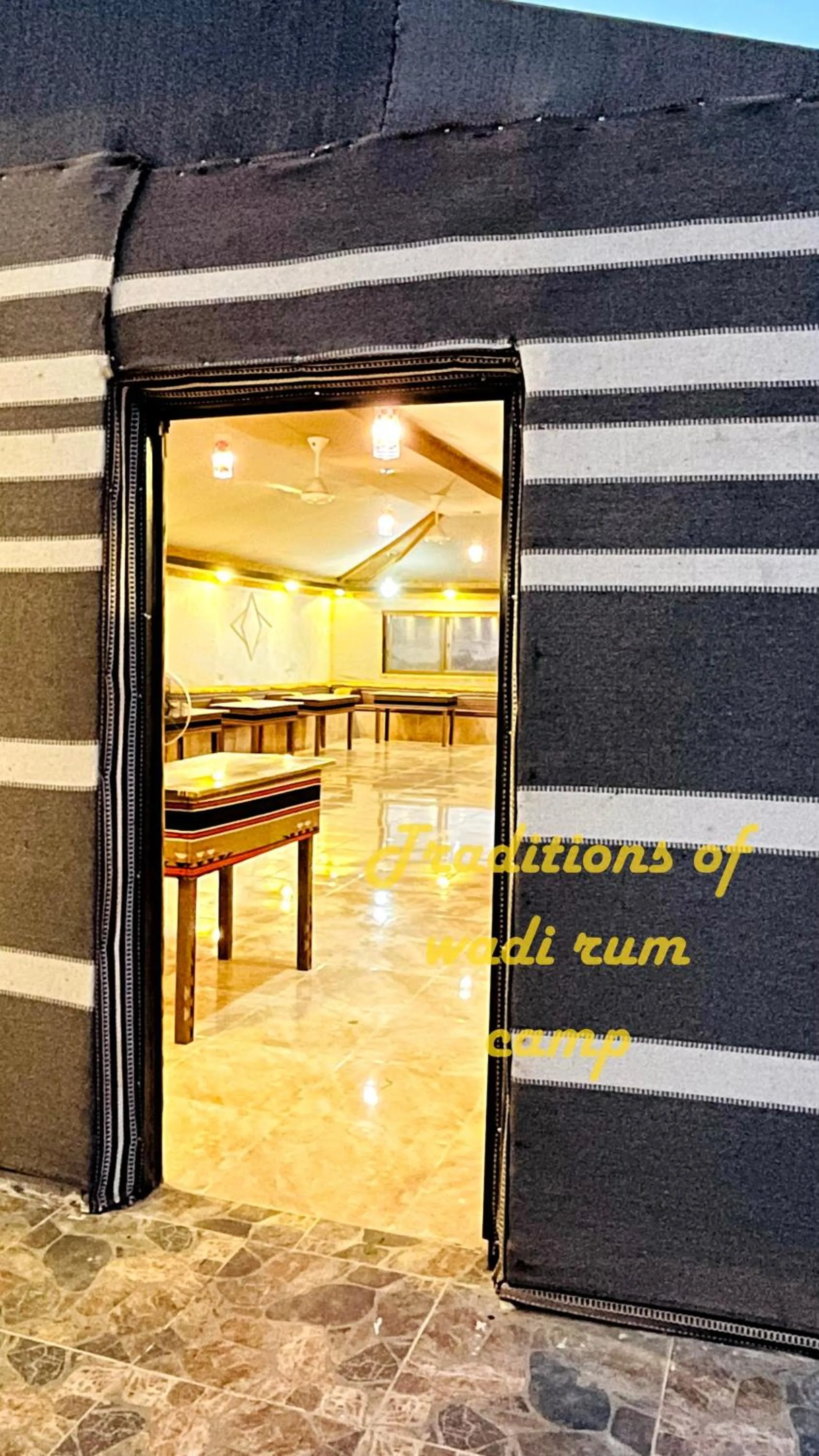 Traditions of Wadi Rum camp & jeep tour