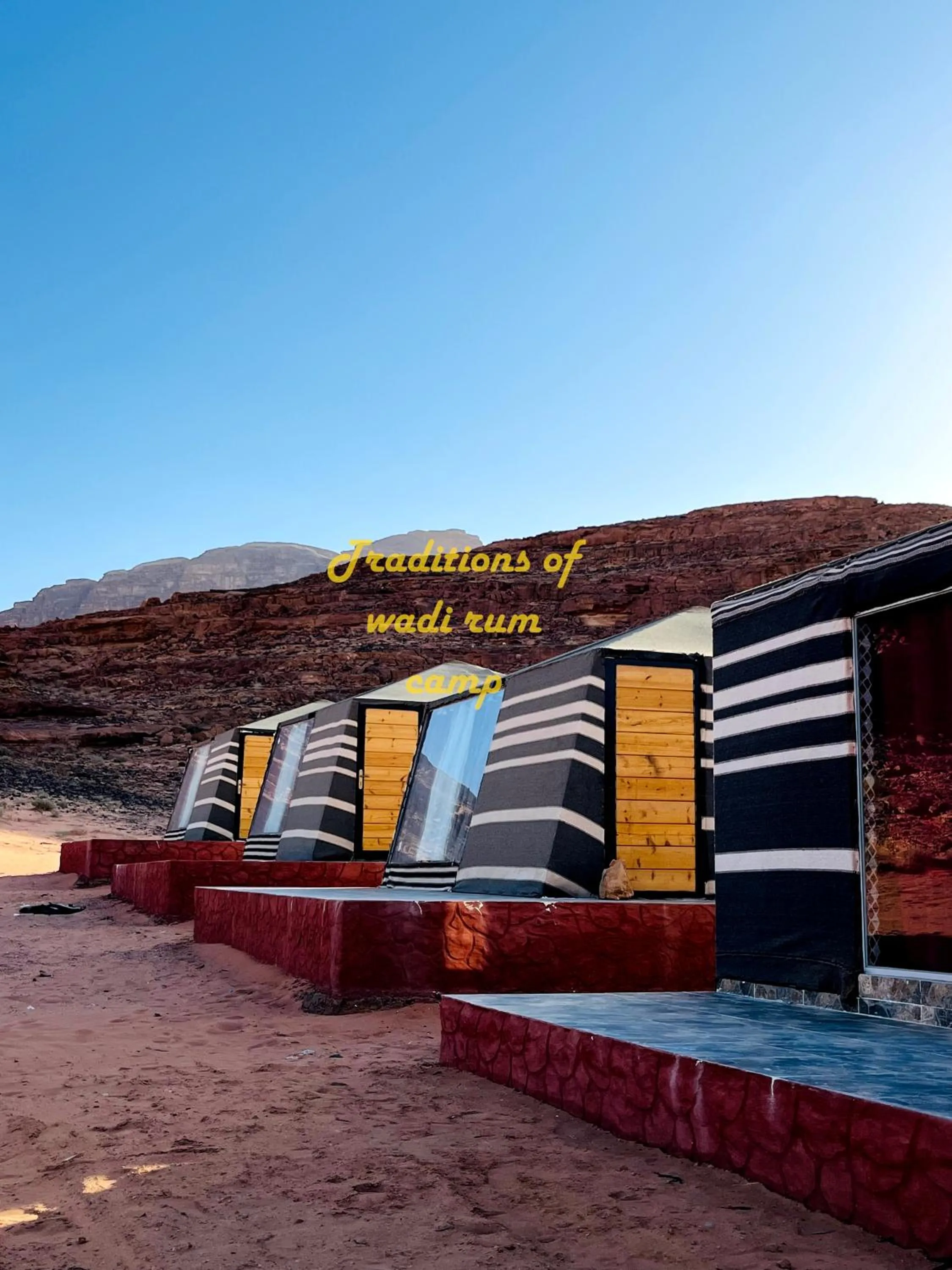 Traditions of Wadi Rum camp & jeep tour
