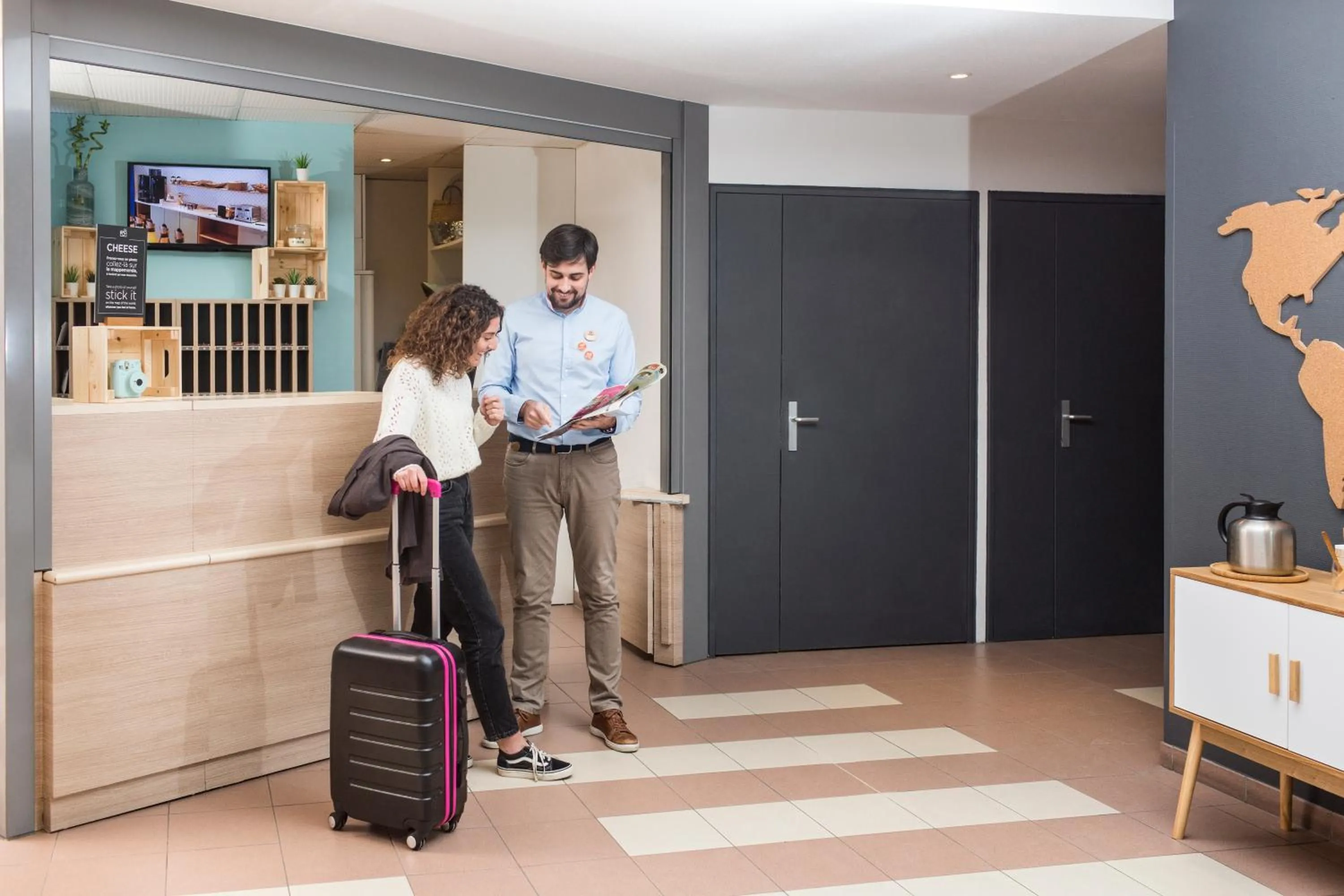 Lobby or reception in Aparthotel Adagio Access Strasbourg Illkirch