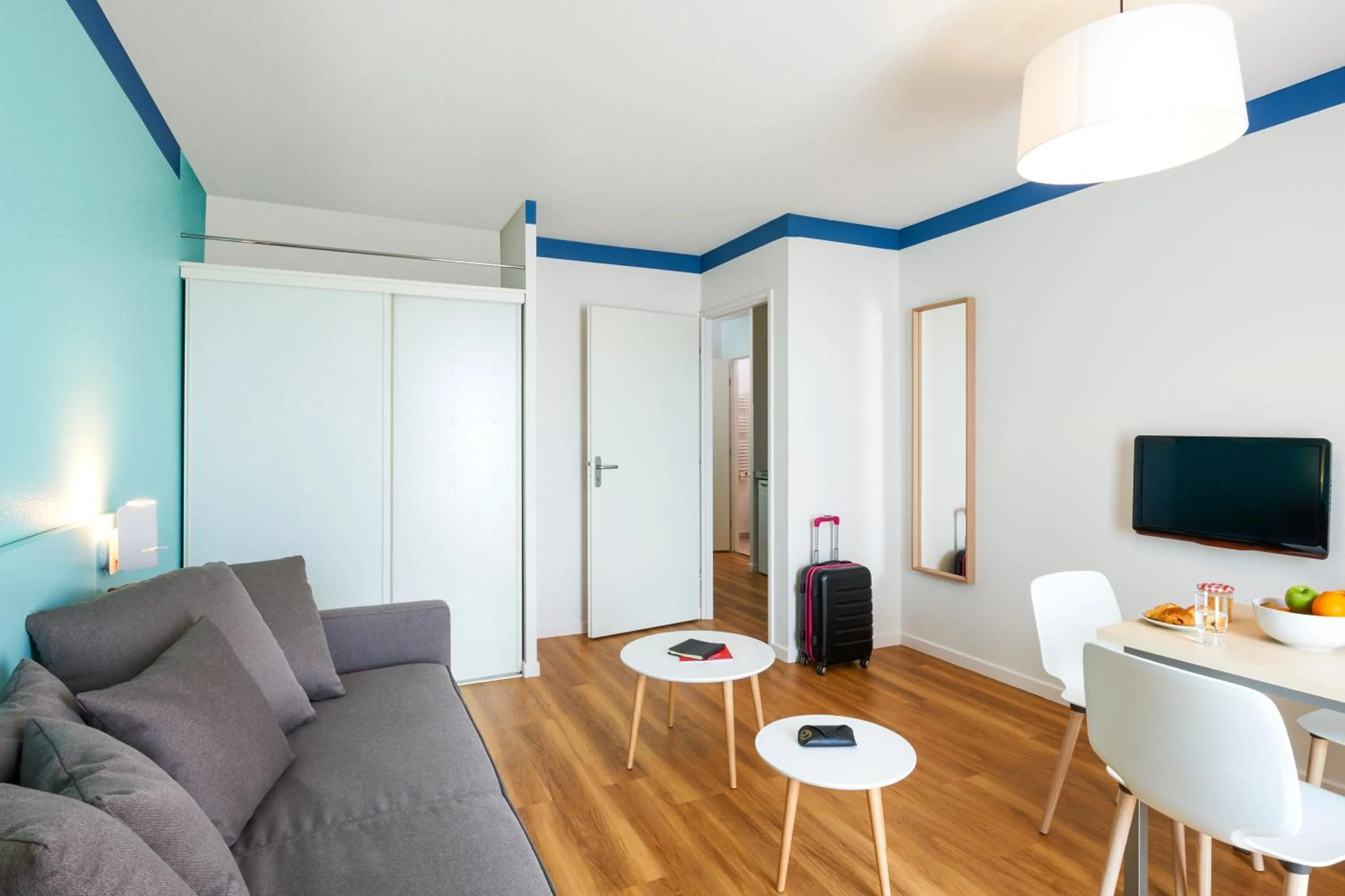 Living room in Aparthotel Adagio Access Strasbourg Illkirch