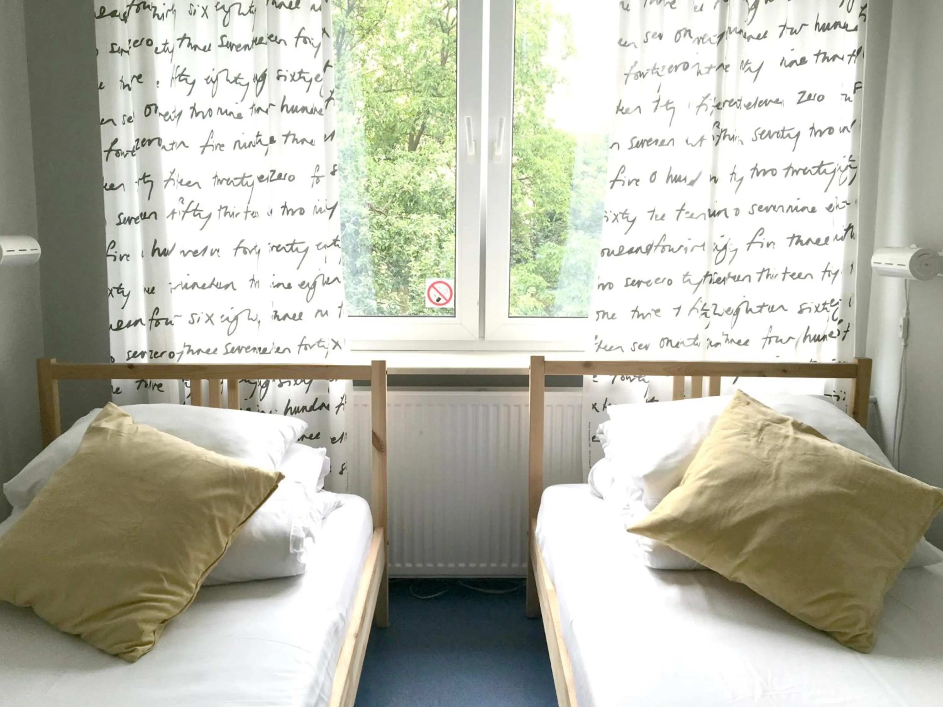 Decorative detail, Bed in Cloud Hostel
