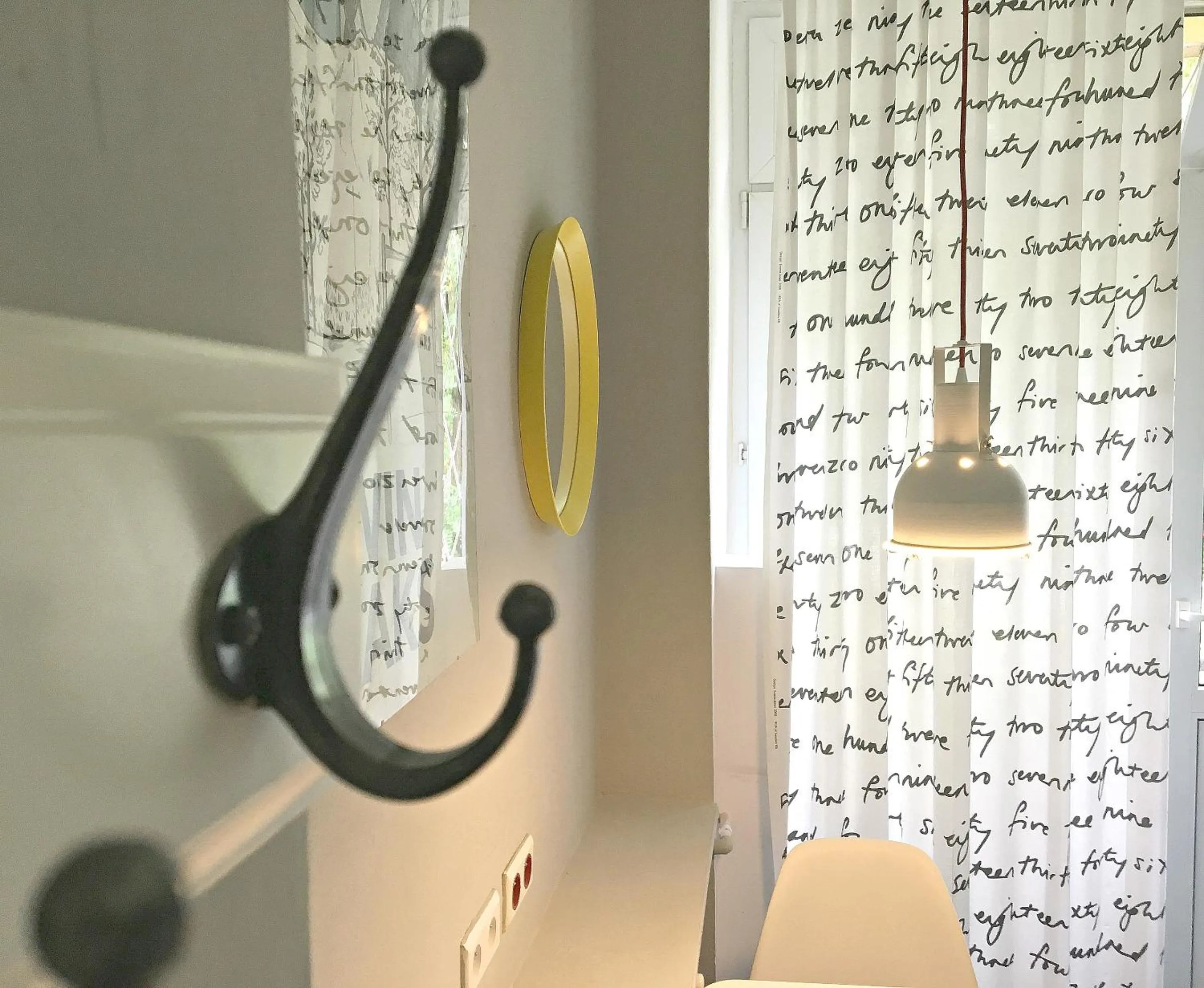 Decorative detail in Cloud Hostel