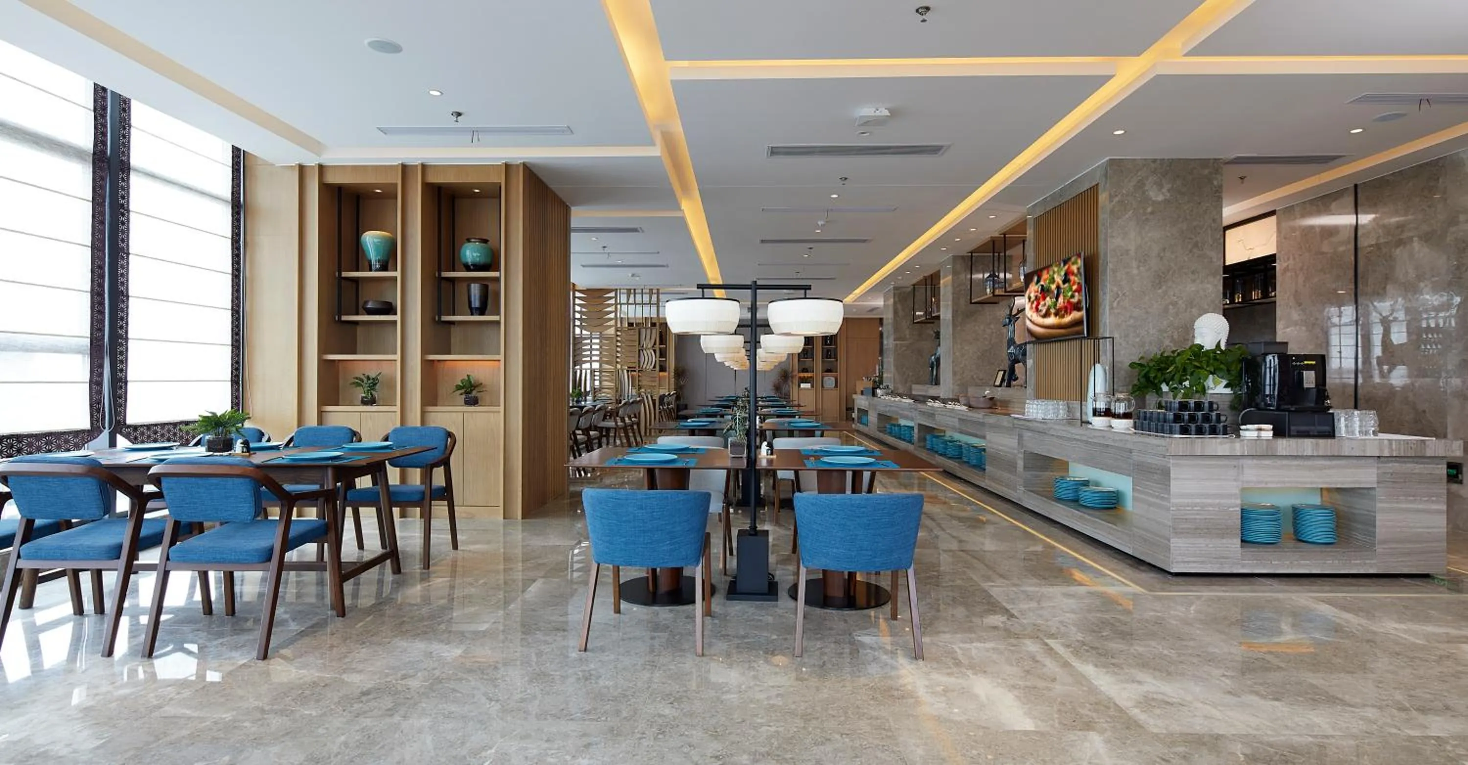 Restaurant/places to eat in SSAW Boutique Hotel Yangzhou