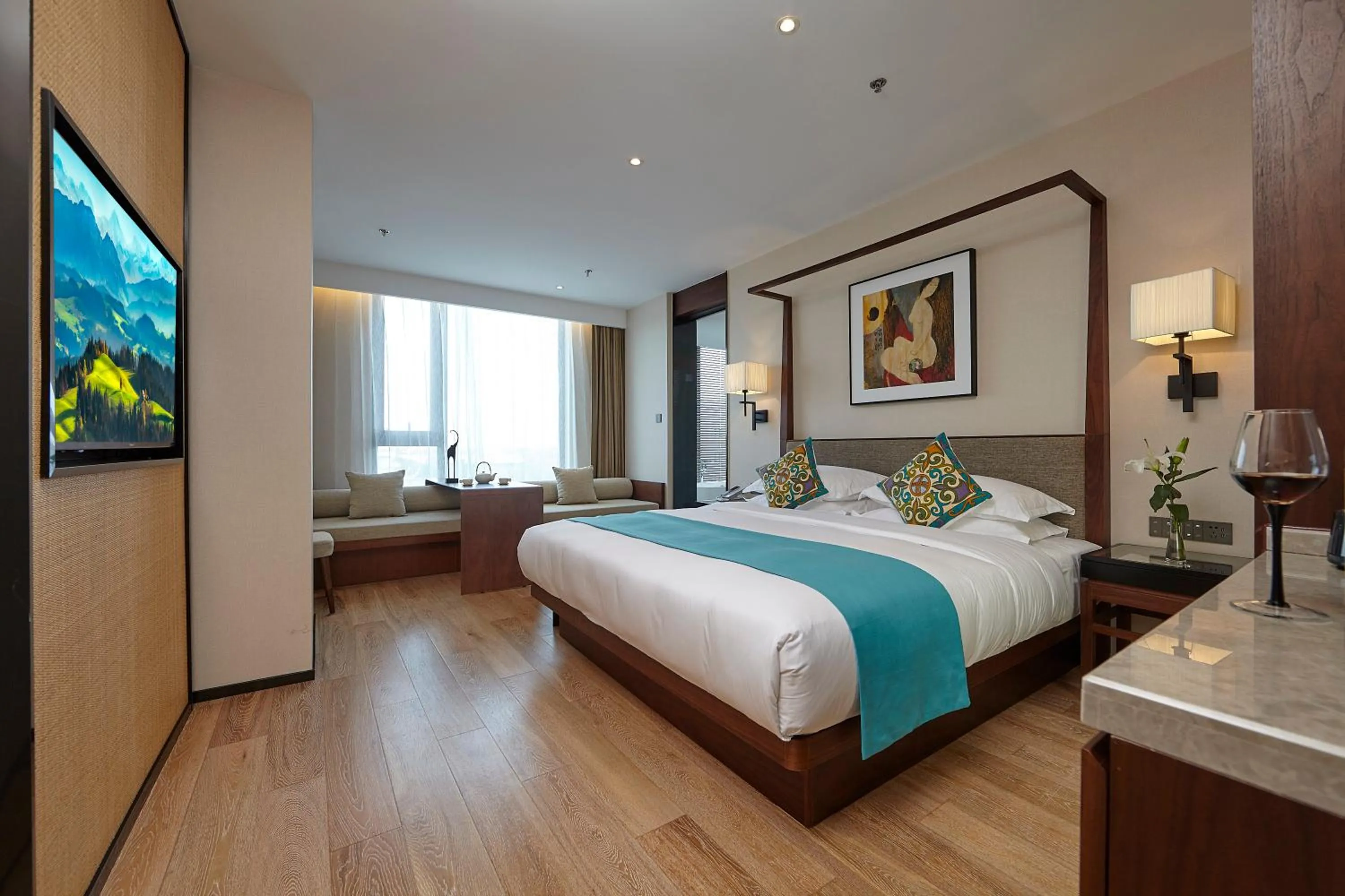 Photo of the whole room, Bed in SSAW Boutique Hotel Yangzhou