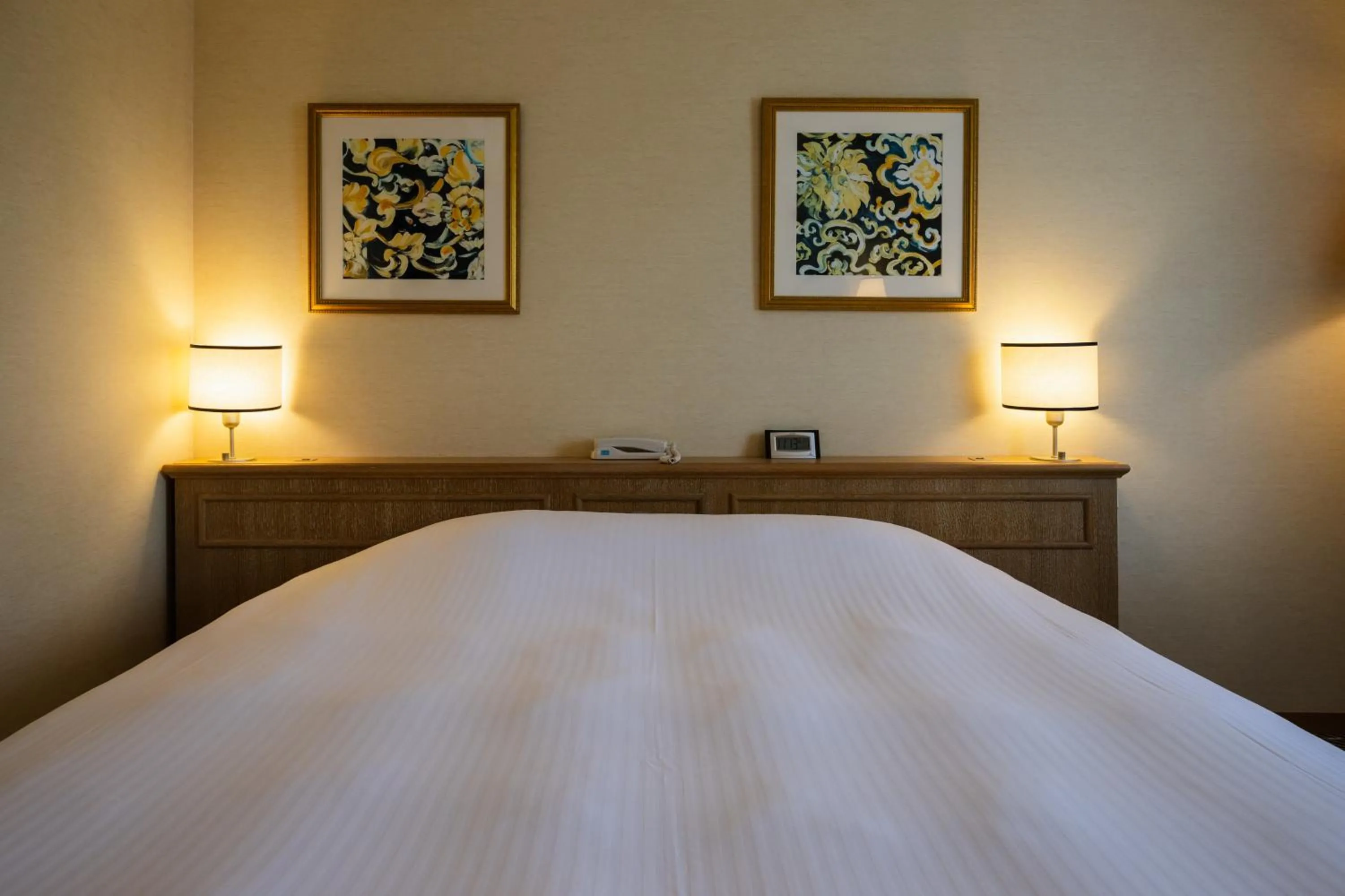 Bed in Hotel Nikko Huis Ten Bosch