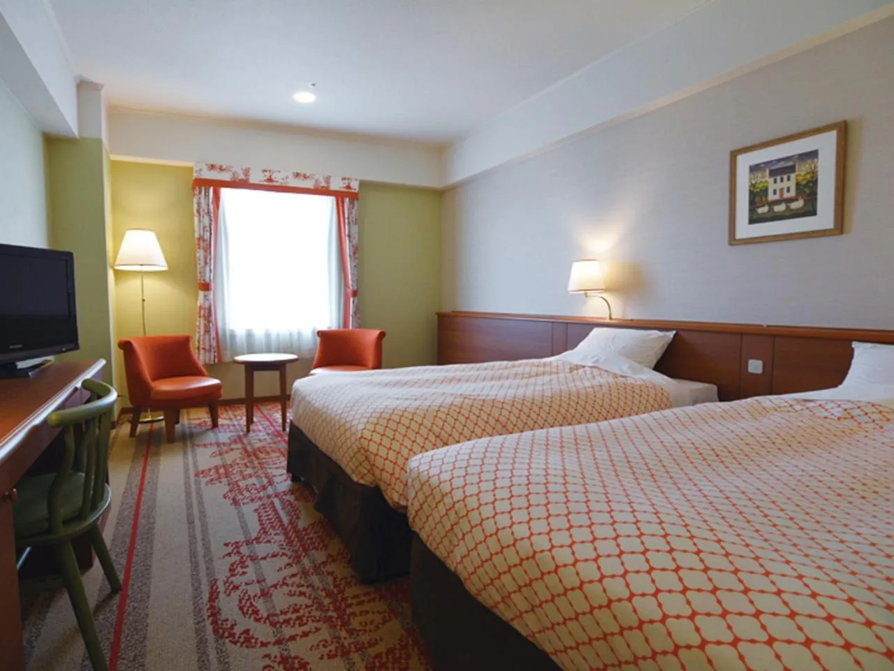 Bed in Hotel Nikko Huis Ten Bosch