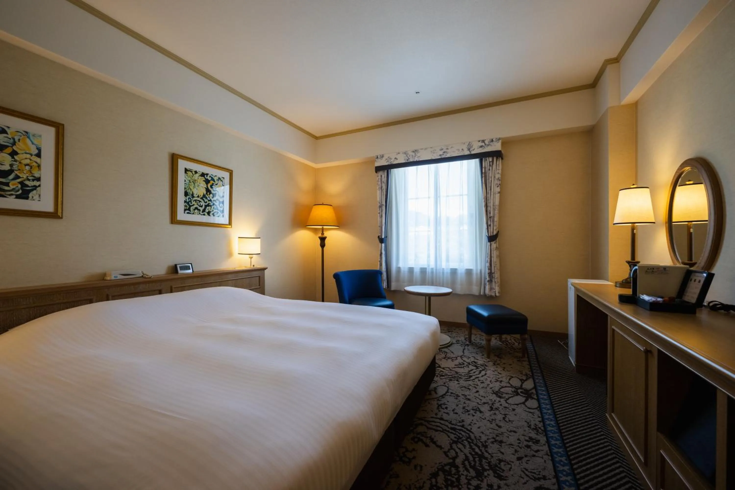 Bed in Hotel Nikko Huis Ten Bosch