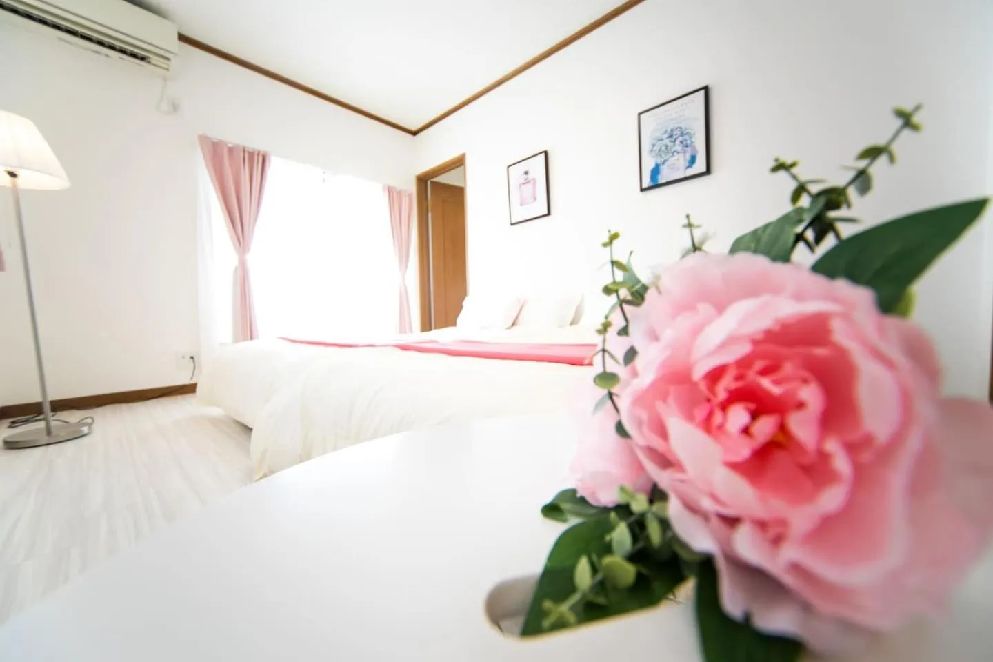 Bed in Awaji Seaside Resort in Iwaya 3000