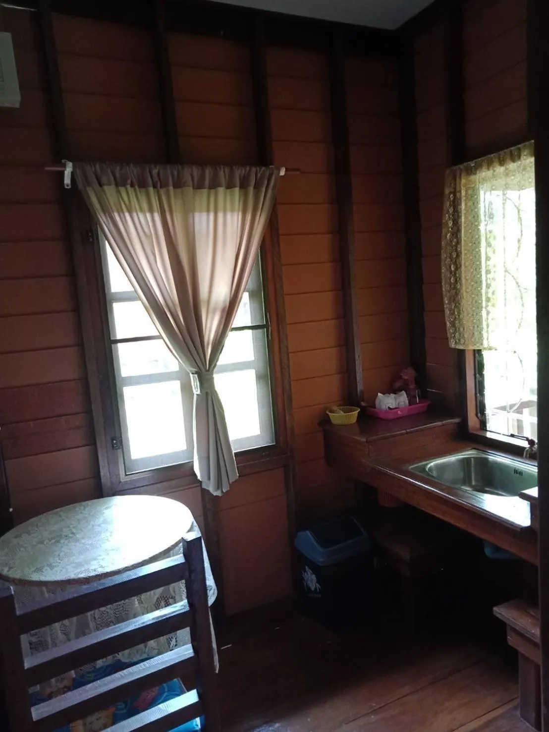 Kitchen or kitchenette in Najjamee Bungalows