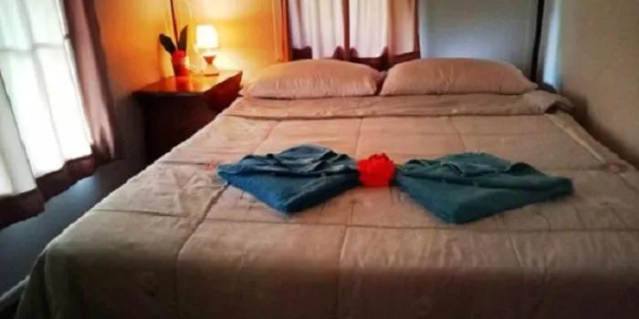 Bed in Najjamee Bungalows