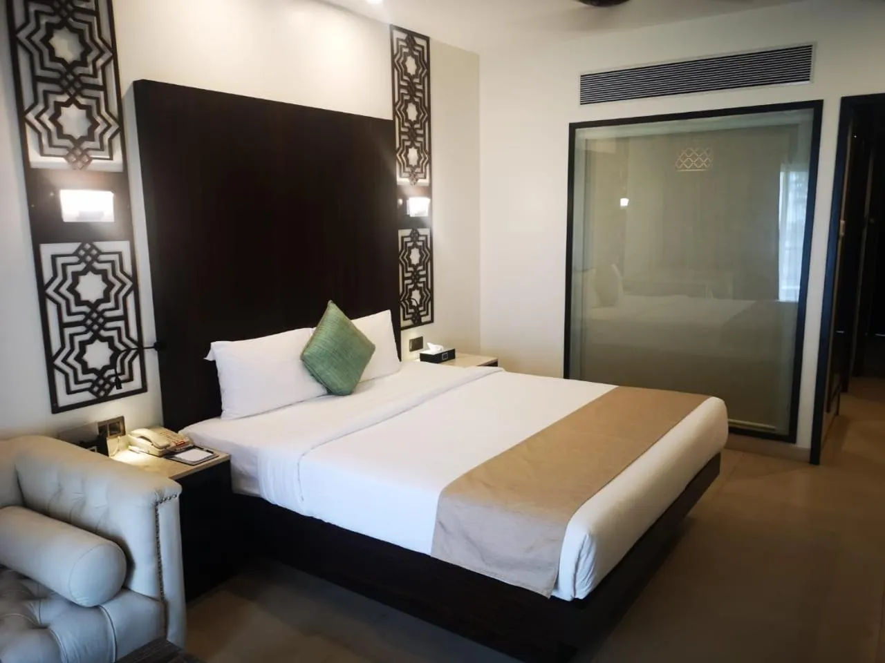 Bed in Silver Waves Resort & Spa - Daman