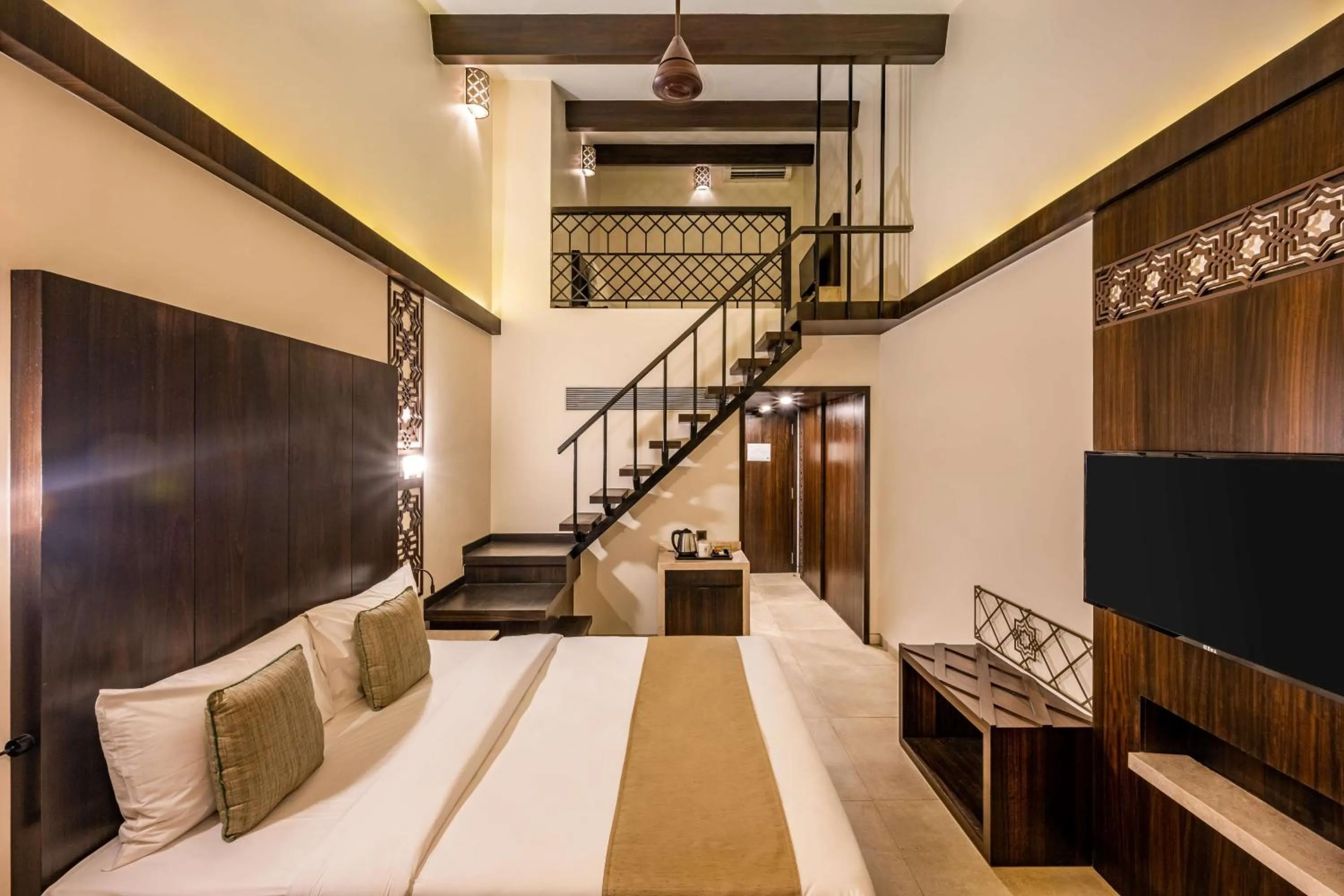 Bedroom in Silver Waves Resort & Spa - Daman